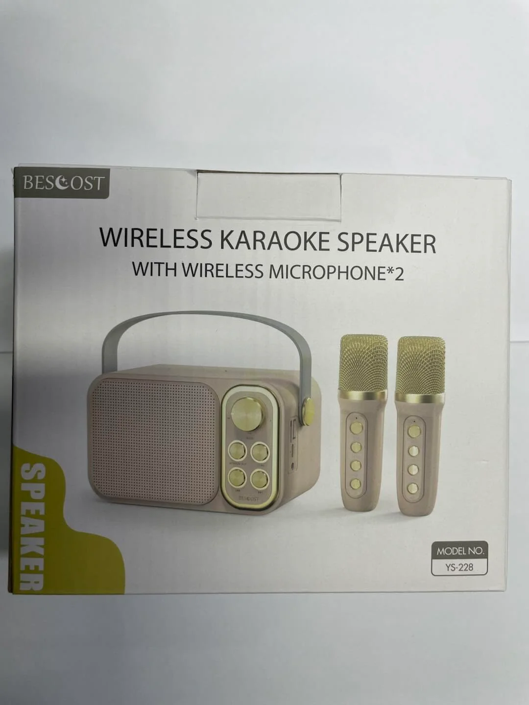Mini Karaoke Machine for Kids Adults, Portable Bluetooth Speaker with 2 Wireless Microphones, Kids Karaoke Machine for Girls Boys, Toys Birthday Gifts for 3-12+ Years Old Toddler (White) - Image 11