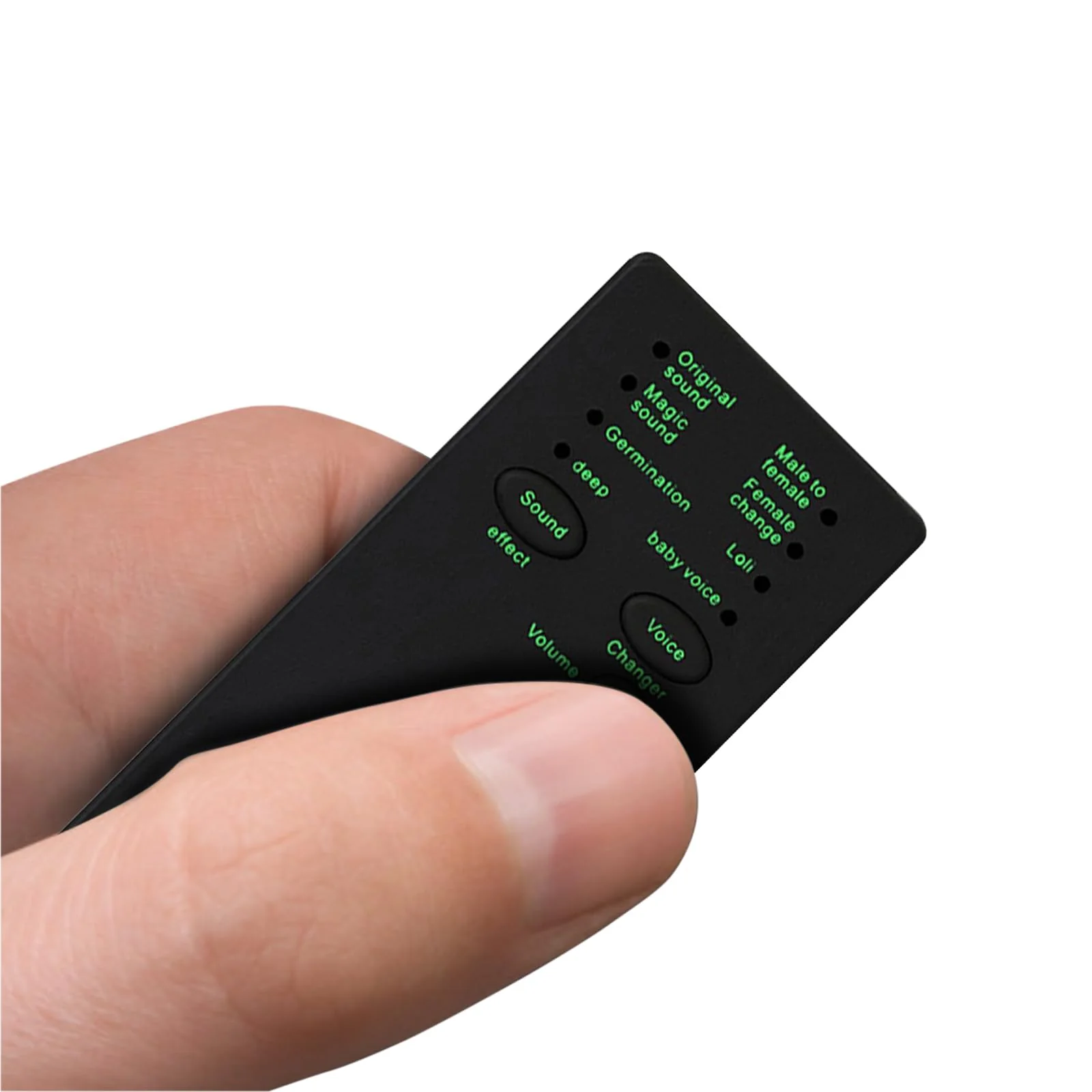 Mini Portable Voice Changer, Handheld Microphone Voice Modulator Disguiser with 8 Sound Effects, Live Broadcast Voice Gaming Recording for Mobile Phone Computer PS4 PS5 Xbox One Games Streaming M1 - Image 4