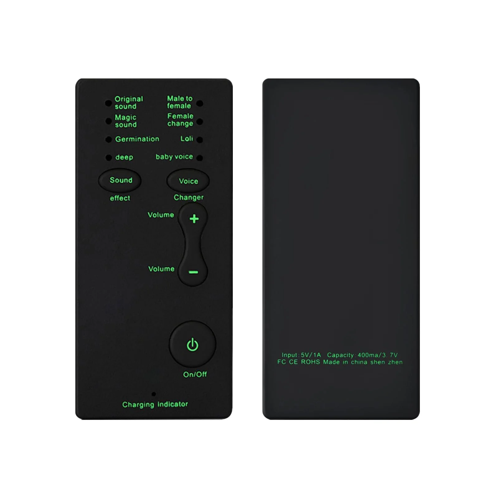 Mini Portable Voice Changer, Handheld Microphone Voice Modulator Disguiser with 8 Sound Effects, Live Broadcast Voice Gaming Recording for Mobile Phone Computer PS4 PS5 Xbox One Games Streaming M1 - Image 8