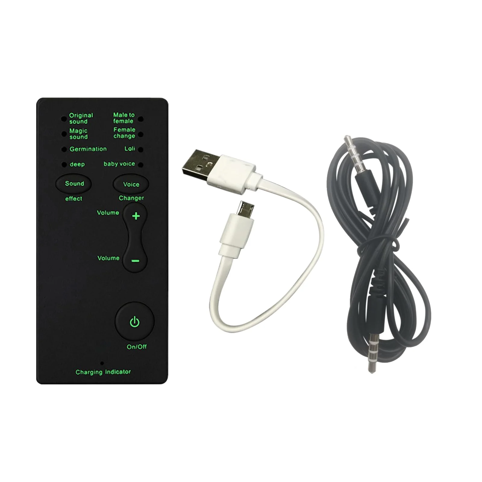 Mini Portable Voice Changer, Handheld Microphone Voice Modulator Disguiser with 8 Sound Effects, Live Broadcast Voice Gaming Recording for Mobile Phone Computer PS4 PS5 Xbox One Games Streaming M1 - Image 9