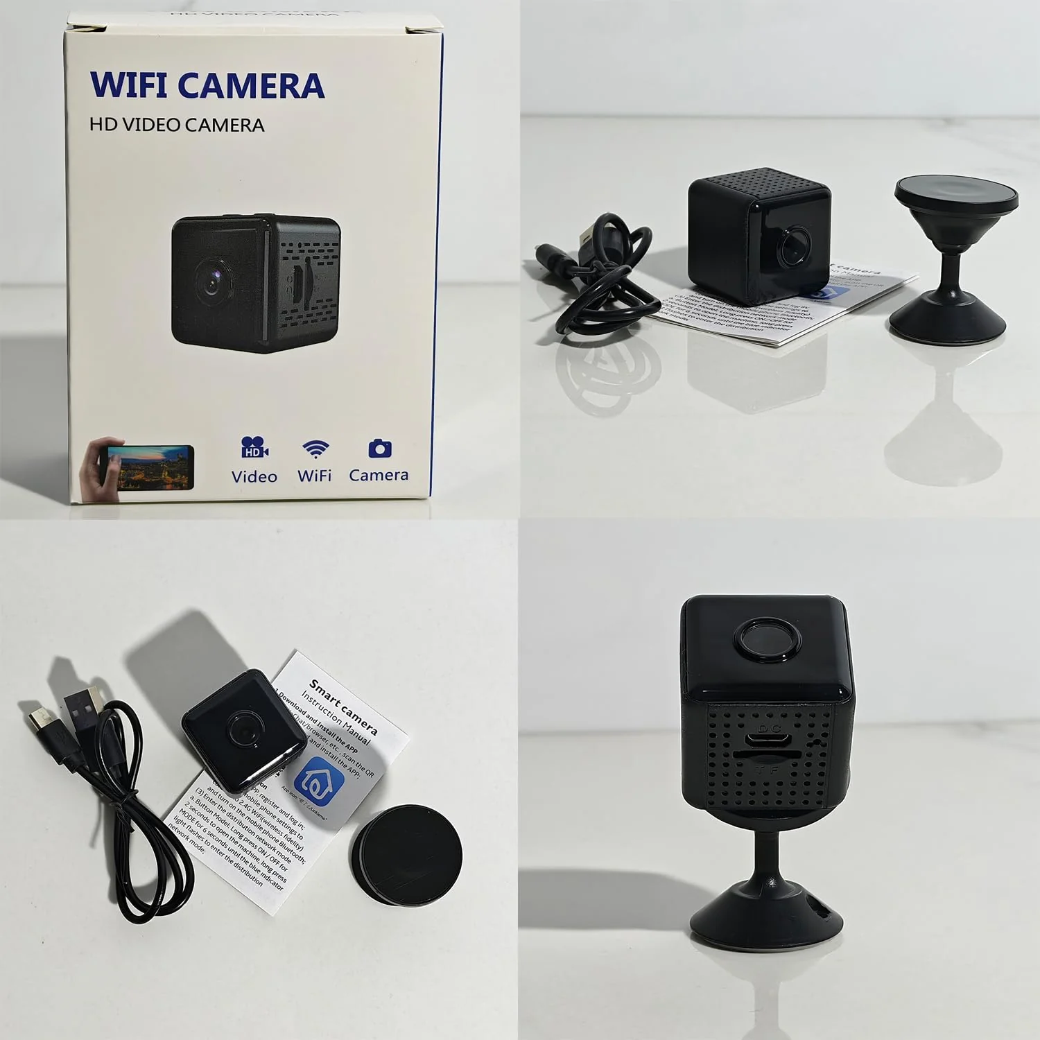 Mini Spy Camera Hidden HD 1080P - Wireless WiFi/No WiFi Tiny Cam, Micro Secret Discreet Camera with APP Remote View & Video Recording, Camara Espias Ocultas for Indoor Outdoor Monitoring - Image 8