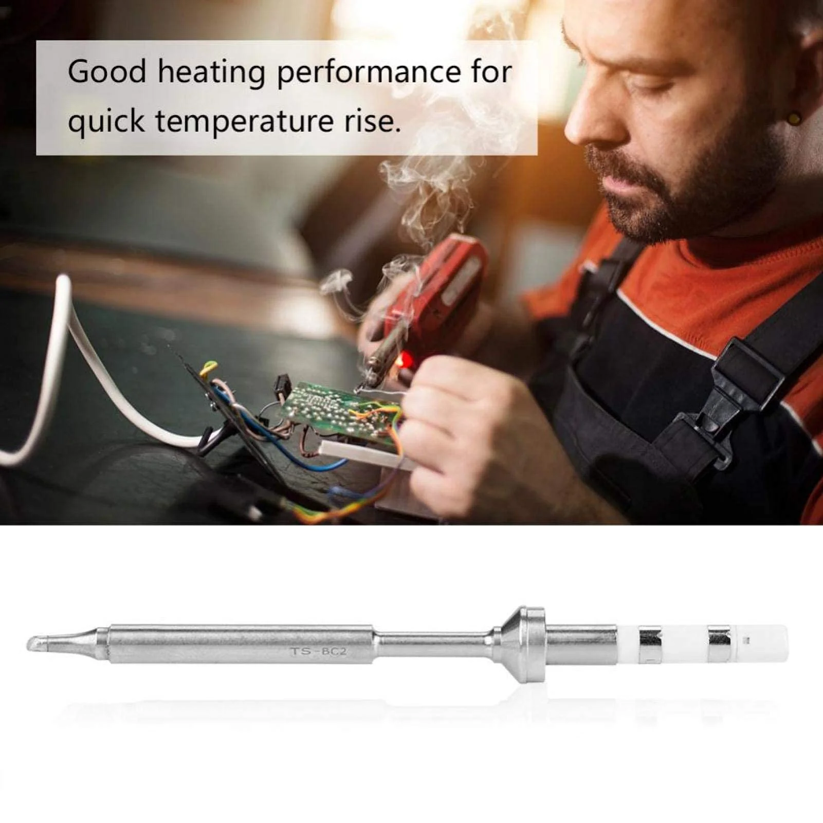 Mini Stainless Steel Soldering Tips Replacement Soldering Iron Tips TS-BC2 for TS100 Soldering Iron - Image 5