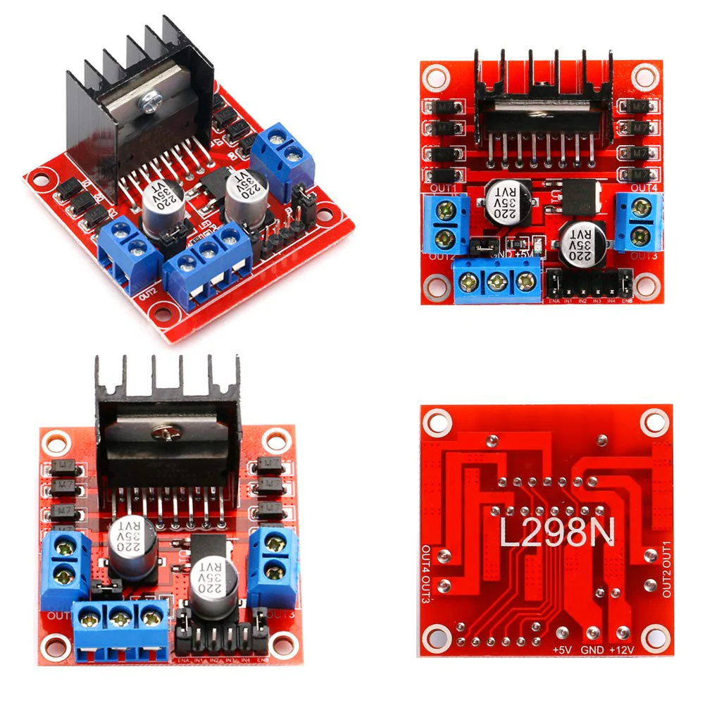 Mini Stepper Motor Drive Controller Board Module L298N Double H Bridge DC Stepper for Arduino Smart Car Robot 4pcs - Image 2