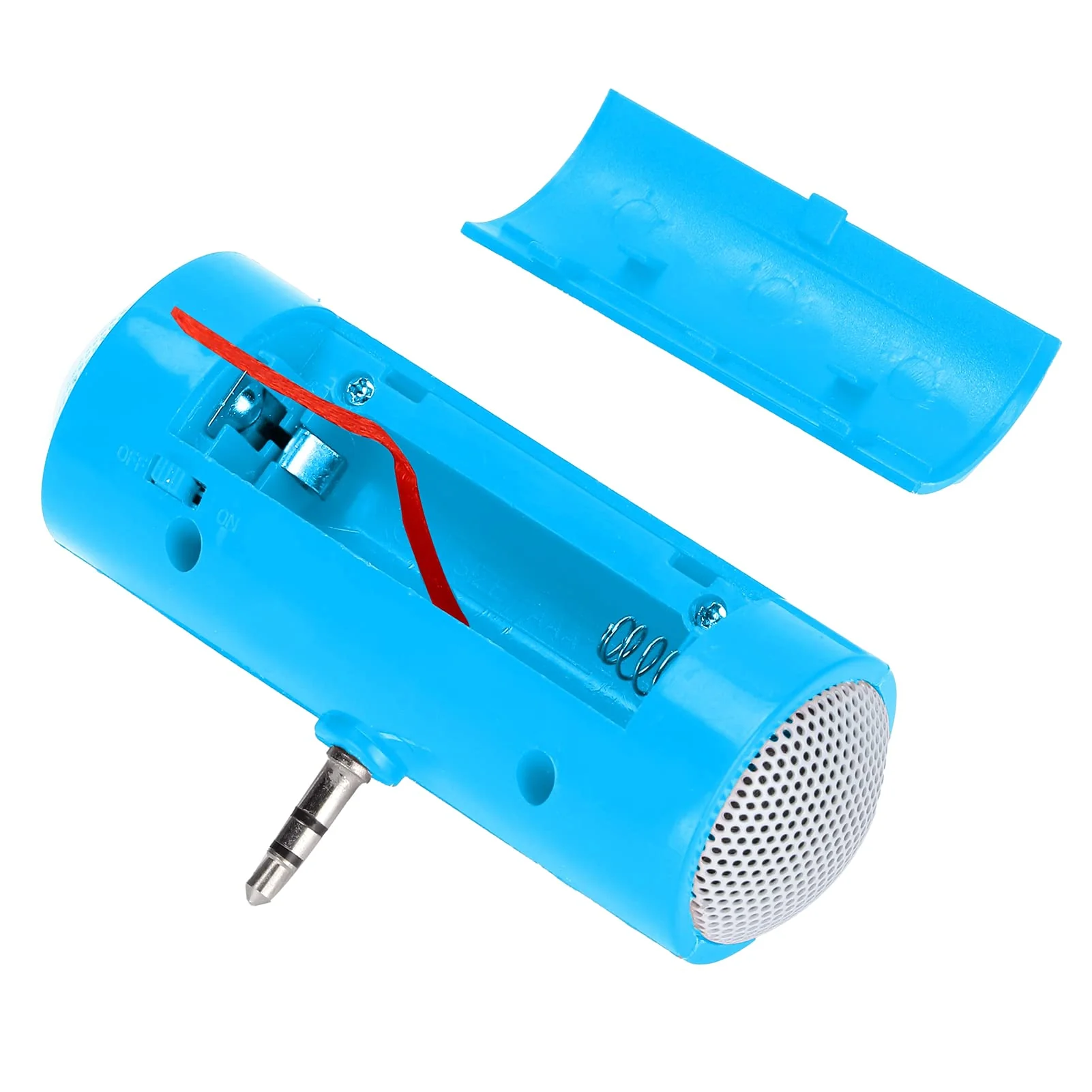 Mini Stereo Speaker,New DIY Pillow Speaker, True HD and Unique Soft Sound Portable Speaker, Portable Plug in Speaker with 3.5mm Aux Audio Input, for Mobile Phones and Tablets(blue) blue - Image 7