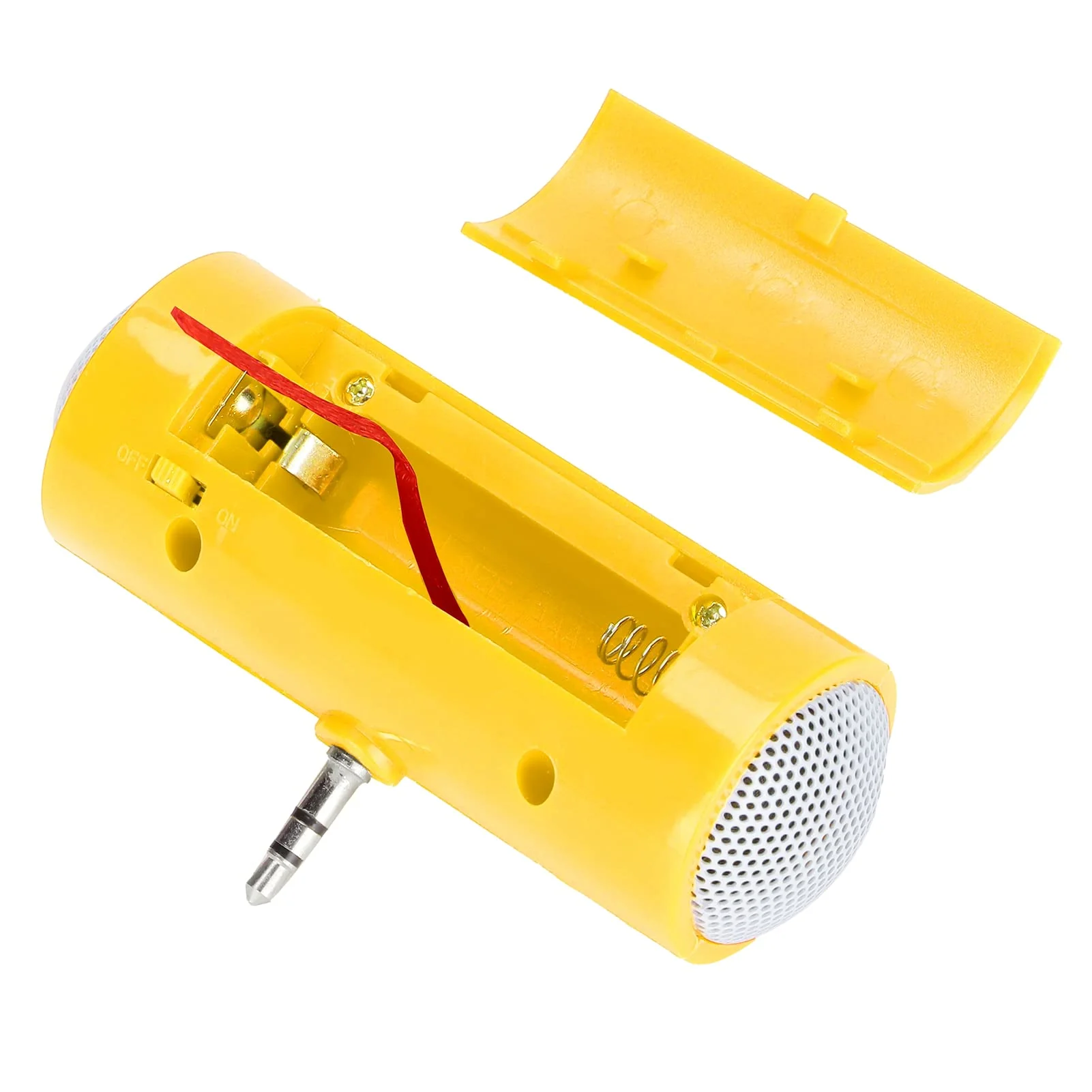 Mini Stereo Speaker,New DIY Pillow Speaker, True HD and Unique Soft Sound Portable Speaker, Portable Plug in Speaker with 3.5mm Aux Audio Input, for Mobile Phones and yellow - Image 5