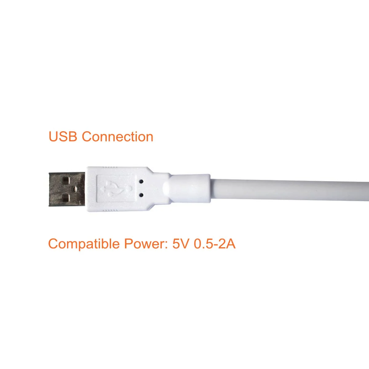 Mini USB Light for Laptop, Flexible USB Keyboard Light, Dimmable USB Lamp(14-LED-Bead, 3-Level Adjustable Brightness, On/Off Touch Switch, White) - Image 5