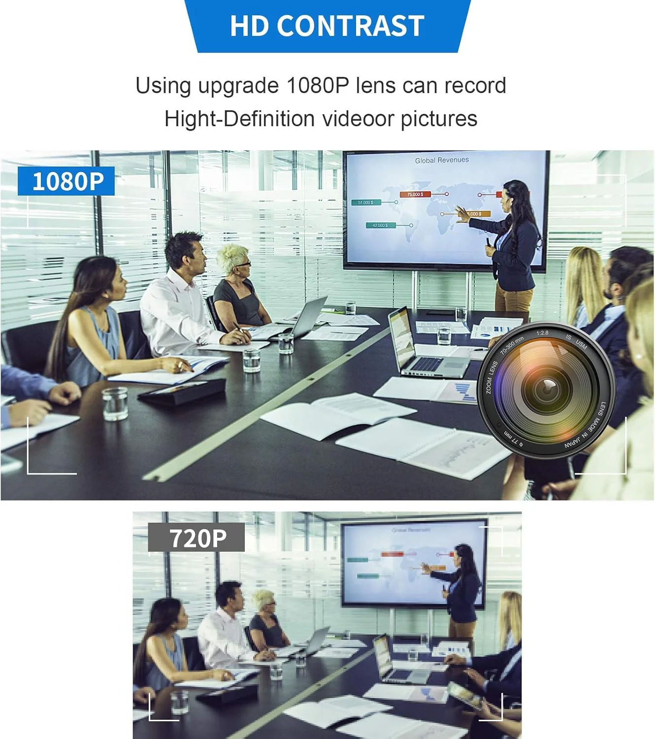 Mini Video Camera,32GB Hidden Camera Spy Camera，1080P Portable Mini Nanny Video Surveillance Camera Suitable for Home, Office, and Meeting Recording【Supports 256GB SD Card】 - Image 3