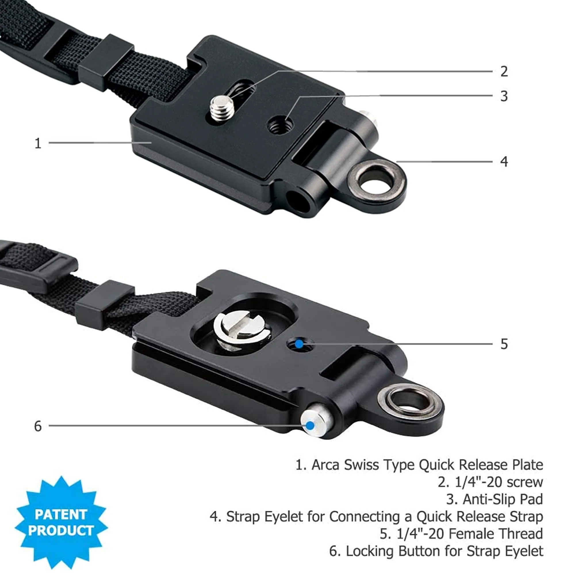 Mirrorless Camera Hand Grip Strap for Sony A7CII A7RV A7IV A9III A6700 A6600 A6500 A6400 A6300 A6100 A6000 ZV-E1 A7SIII A7RIV A7 III II A7SII A7R A7S A9II Fuji X-S20 X-T30II XS10 X-T5 X-T4 GFX100S 50R - Image 2