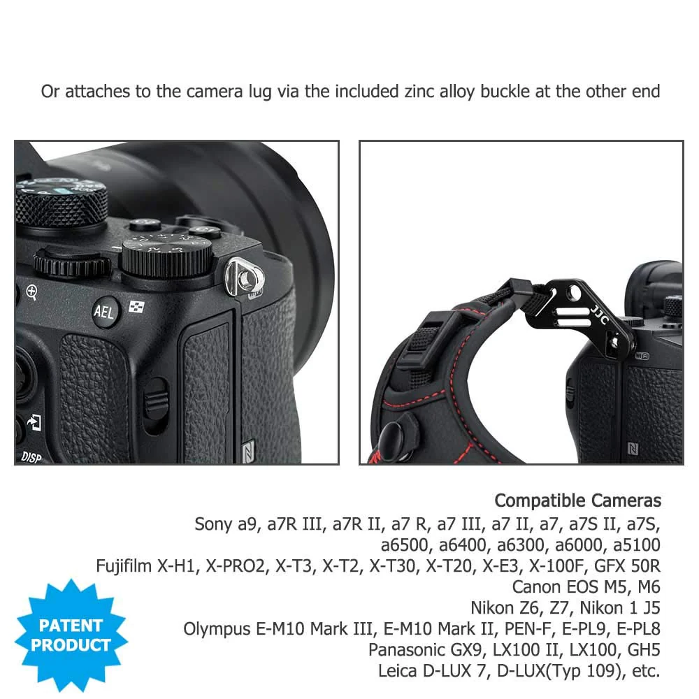 Mirrorless Camera Hand Grip Strap for Sony A7CII A7RV A7IV A9III A6700 A6600 A6500 A6400 A6300 A6100 A6000 ZV-E1 A7SIII A7RIV A7 III II A7SII A7R A7S A9II Fuji X-S20 X-T30II XS10 X-T5 X-T4 GFX100S 50R - Image 4