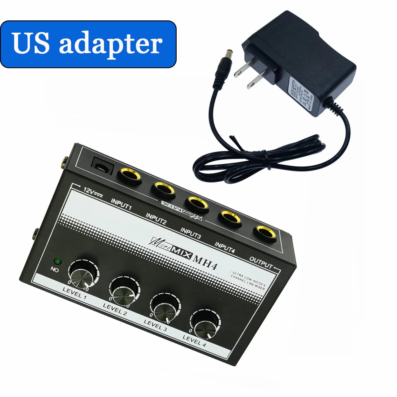 mix electronic organ accompaniment 6.35 ts 6.5 mm jack bass mono Microphone 1/4 inch Guitar mic Professional Sound Mixer Low-Noise Audio Amplifier for Keyboards Musical Instruments - Image 5