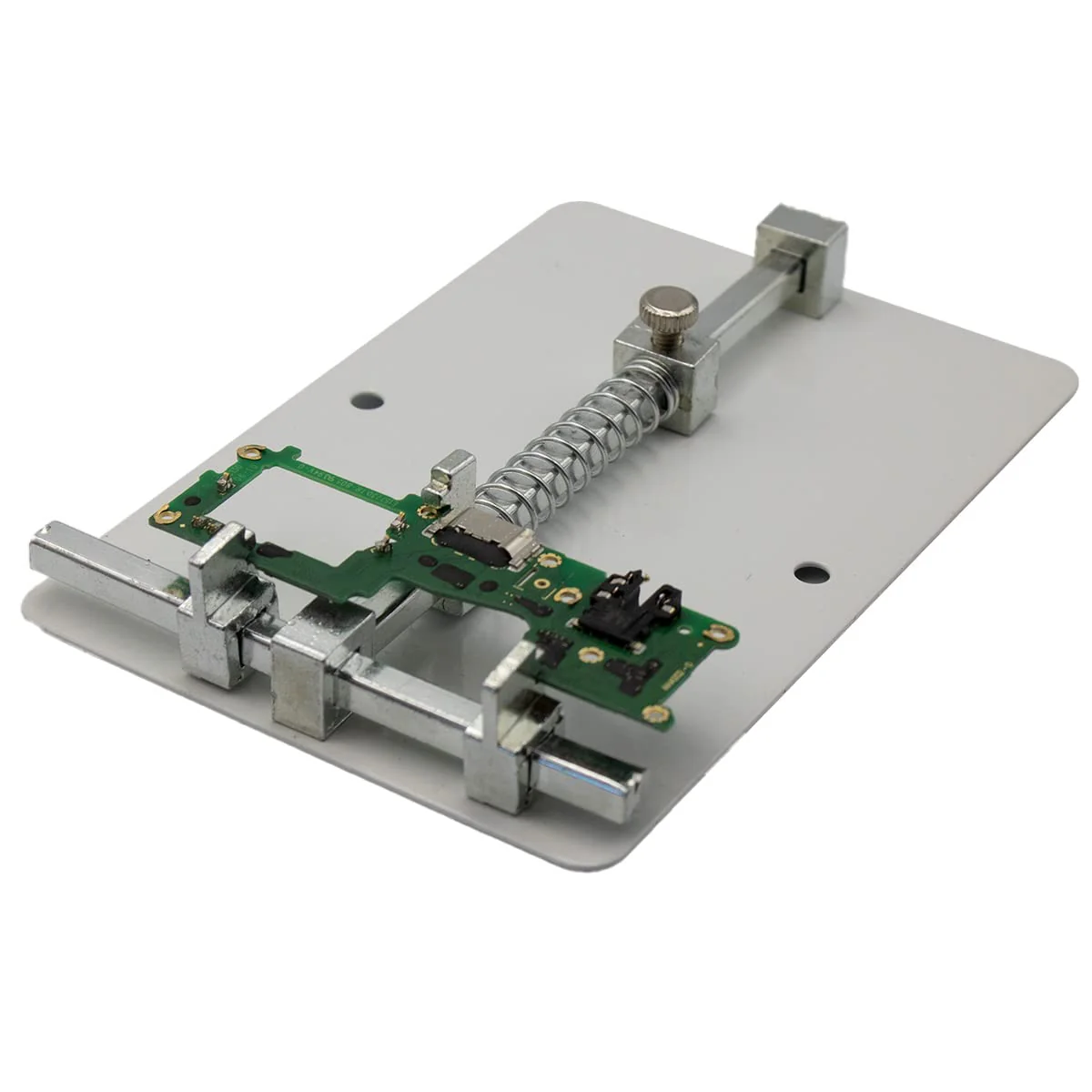 MMOBIEL Universal PCB PCB Holder - Jig Holder Clamp Repair Tool - Soldering Set - Stainless Steel - Motherboard PCB Board Holder - 12 x 8 cm - Image 3