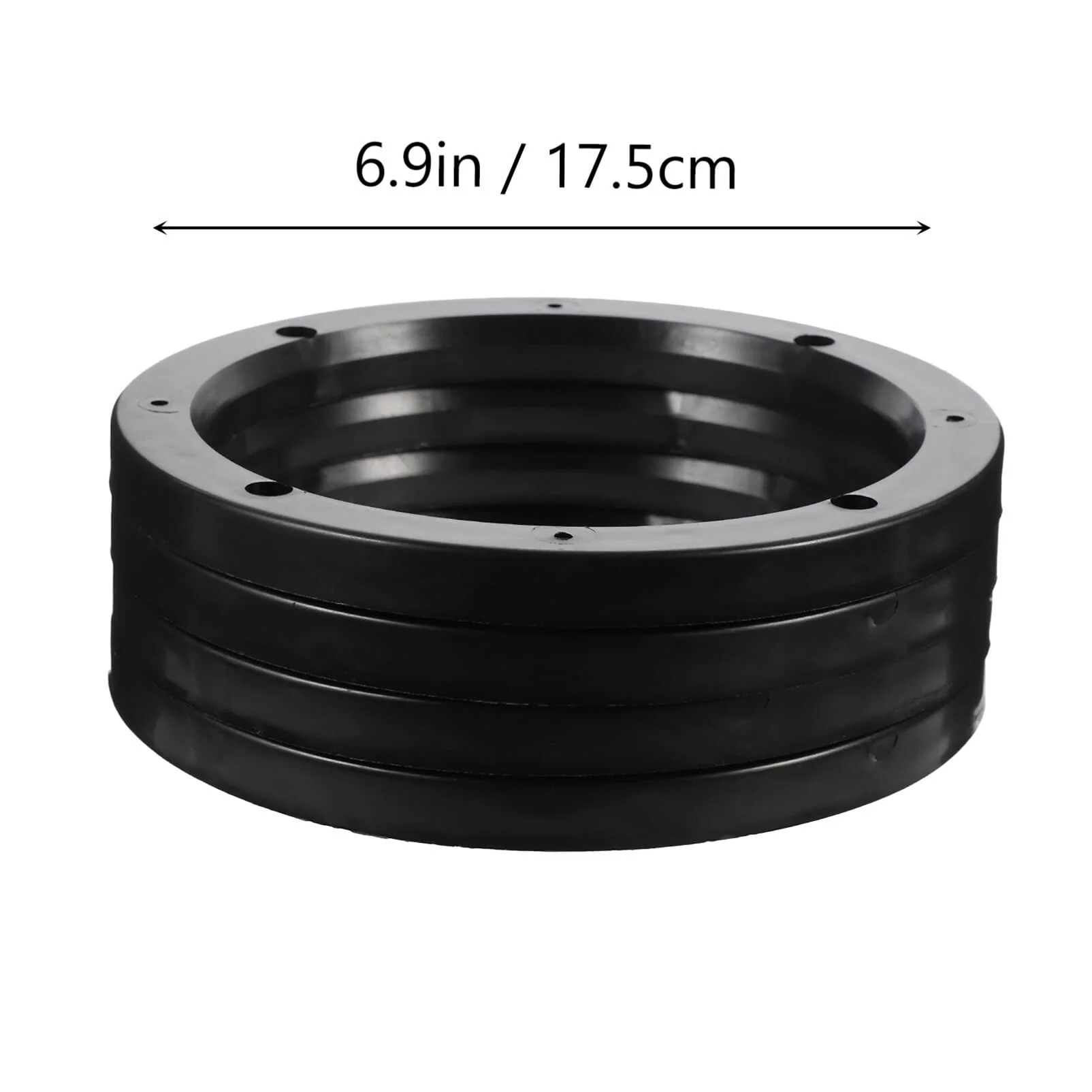 Mobestech 2 Pairs Car Speaker Spacer Adapter Sturdy Speaker Mount Bracket Ring Useful Speaker Adapter Auto Speaker Ring for Car (6.5 Inch) 17.5X17.5cm - Image 7
