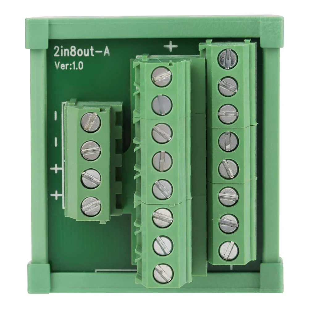 Module Board 2 in 8 Pin Module Breakout Board DIN Rail and Panel Mount Power Distribution - Image 6