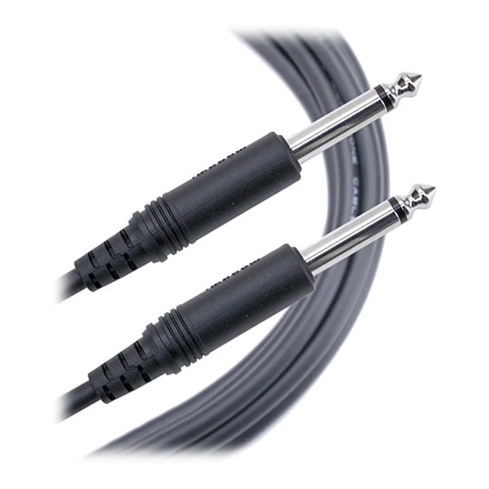 Mogami Pure Patch PP-01 Professional Audio Cable, Unbalanced 1/4" TS Male Plugs, Nickel Contacts, Straight Connectors (10 Feet) 10 Feet - Image 2