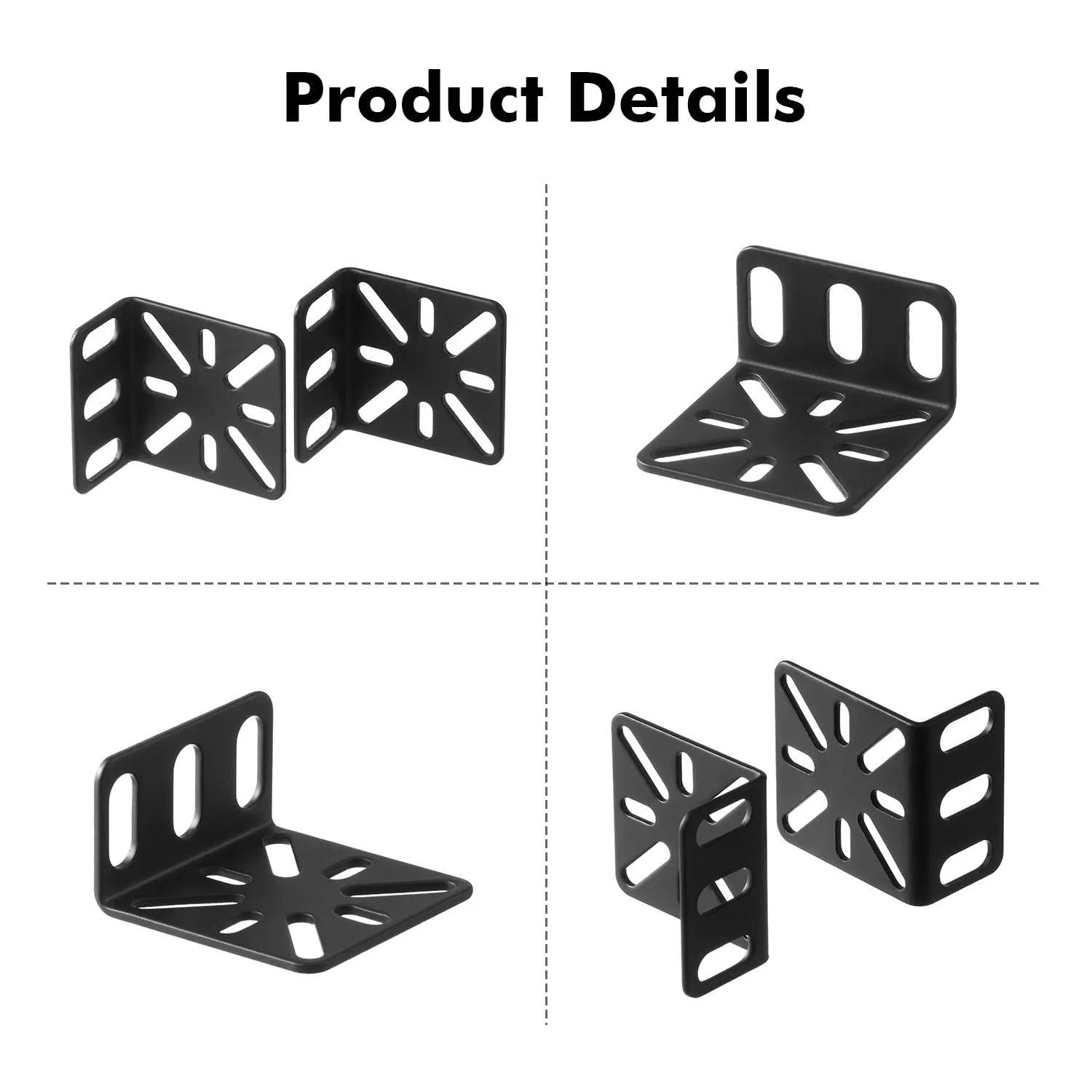 MokerLink Rack Mount Kit for 17.3 inch Wide Switches, Adjustable Hole Distance, Universal Kit, Compatible for Most Cisco, NETGEAR, Dell, D-Link, Linksys, HP, TRENDnet, Buffalo Tech Products - Image 5