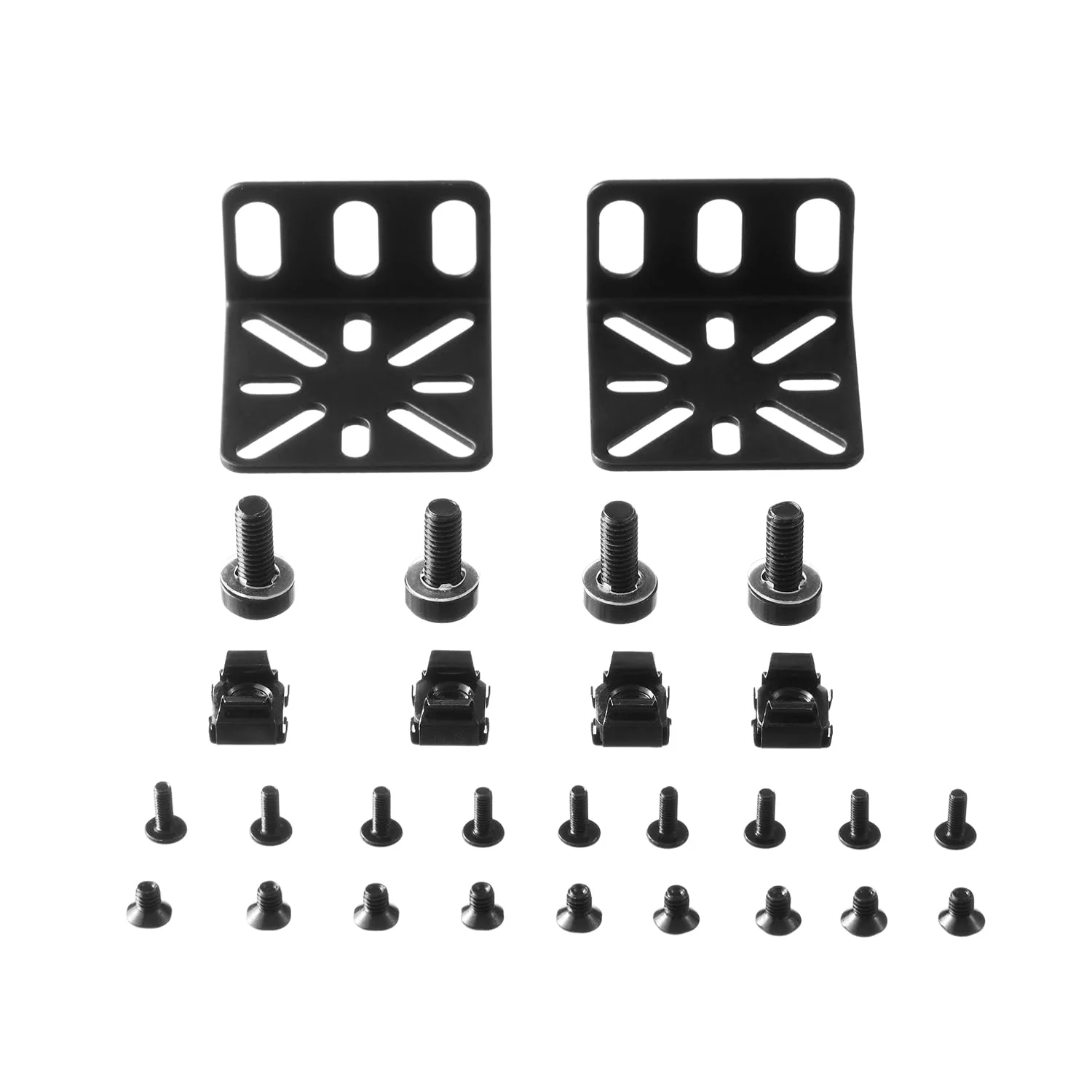MokerLink Rack Mount Kit for 17.3 inch Wide Switches, Adjustable Hole Distance, Universal Kit, Compatible for Most Cisco, NETGEAR, Dell, D-Link, Linksys, HP, TRENDnet, Buffalo Tech Products - Image 7