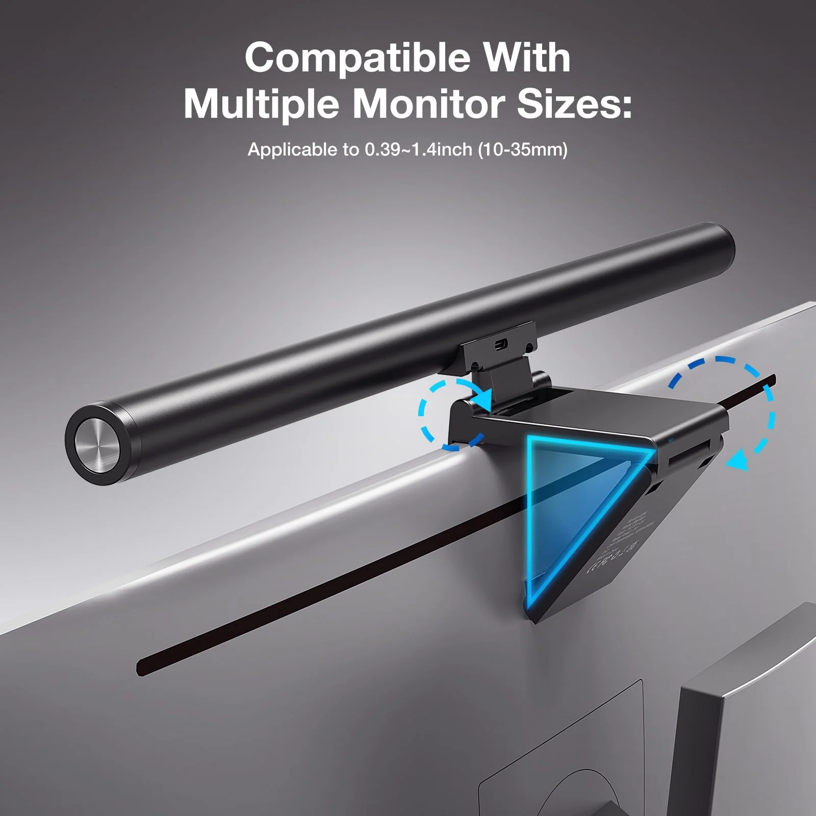 Monitor Light Bar, LED Screen Light Bar, Stepless Dimming Monitor Lamp, Computer Monitor Lamp for Desk Office Home Game, No Screen Glare/Touch Control/Space Saving/USB Powered - Image 6