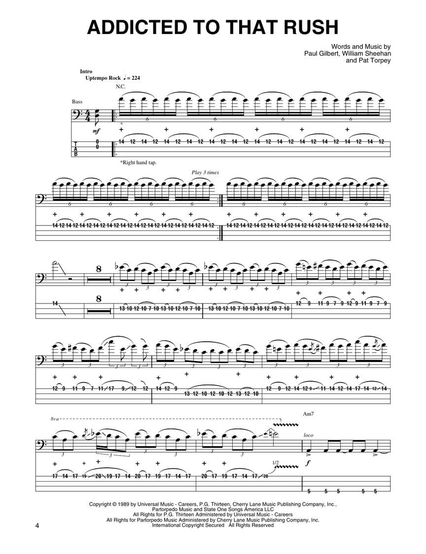 Monster Book of Rock Bass Tab Play It Like It Is | Bass Guitar Songbook with Note-for-Note Transcriptions | Includes Money, Layla, Detroit Rock City and More | Cherry Lane Music - Image 5