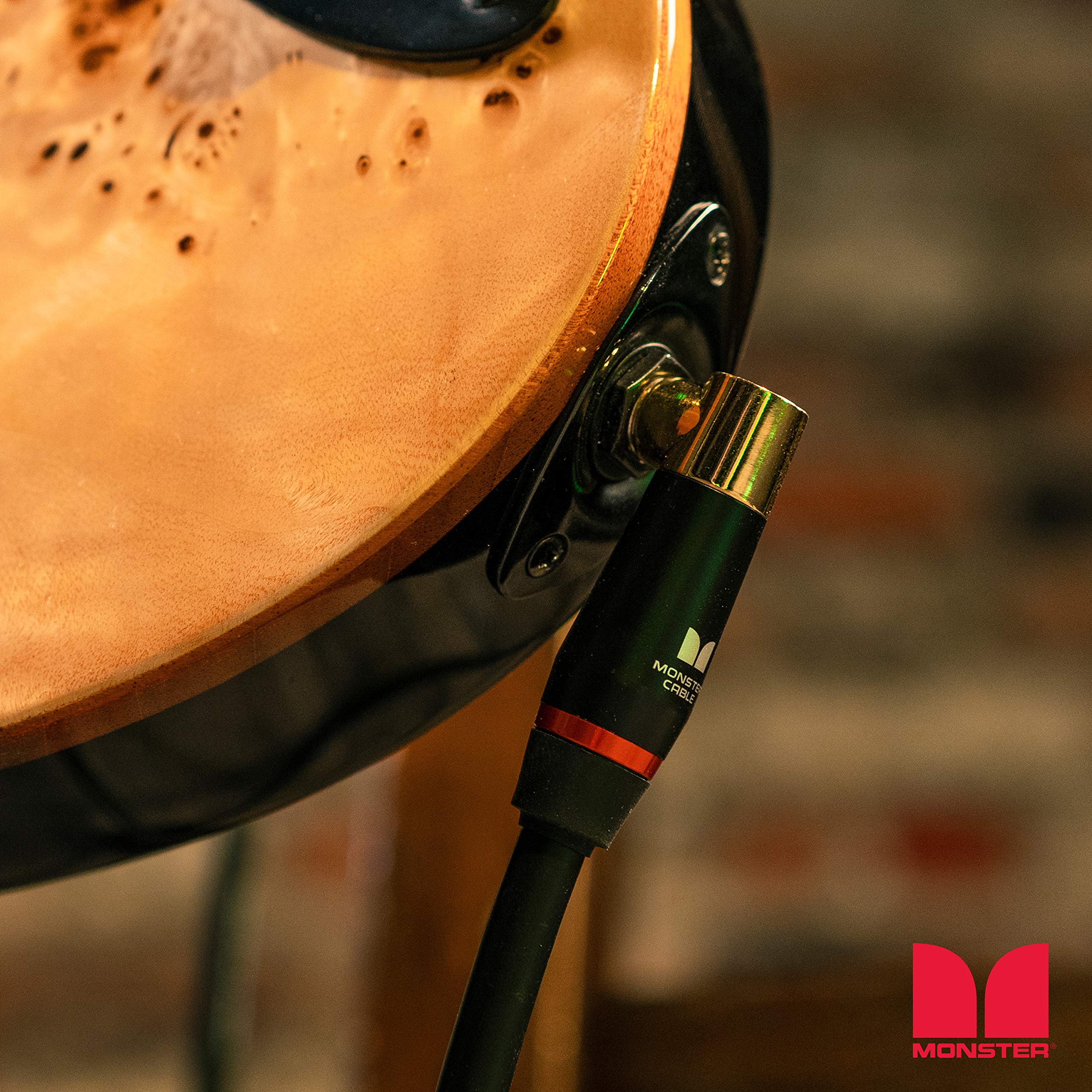 Monster Prolink Bass Guitar Cable - 8 inches Right Angle to Right Angle, 95% Copper Braided Shield 8 in - Image 7
