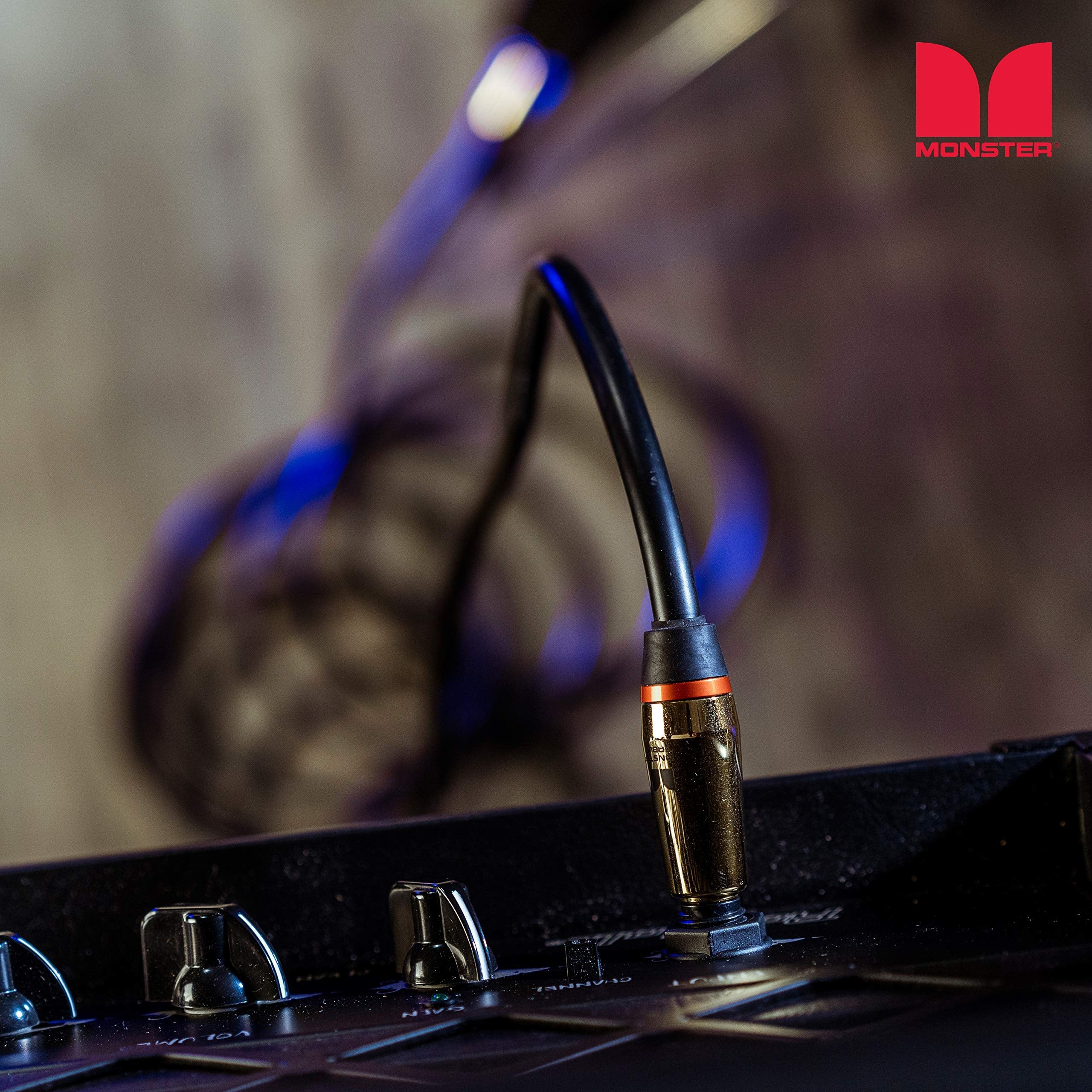 Monster Prolink Rock Instrument Cable - 8 in Right Angle to Right Angle for Electric Guitar - 95% Copper Braided Shielded - Image 7