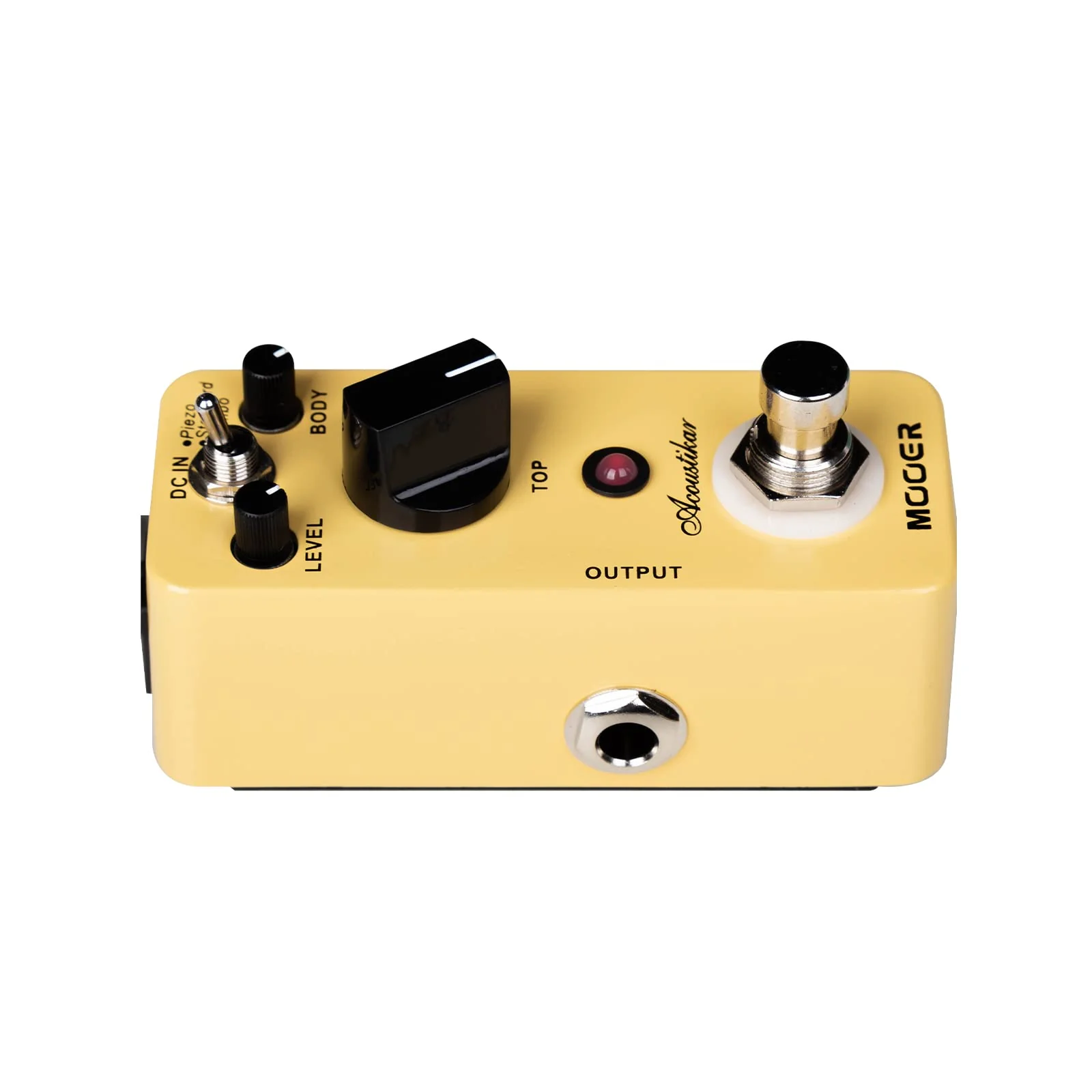 MOOER Acoustikar Acoustic Guitar Pedal Simulator Pedal, 3 Modes Piezo/Standard/Jumbo, Nature and Smooth Acoustic Guitar Sound - Image 7