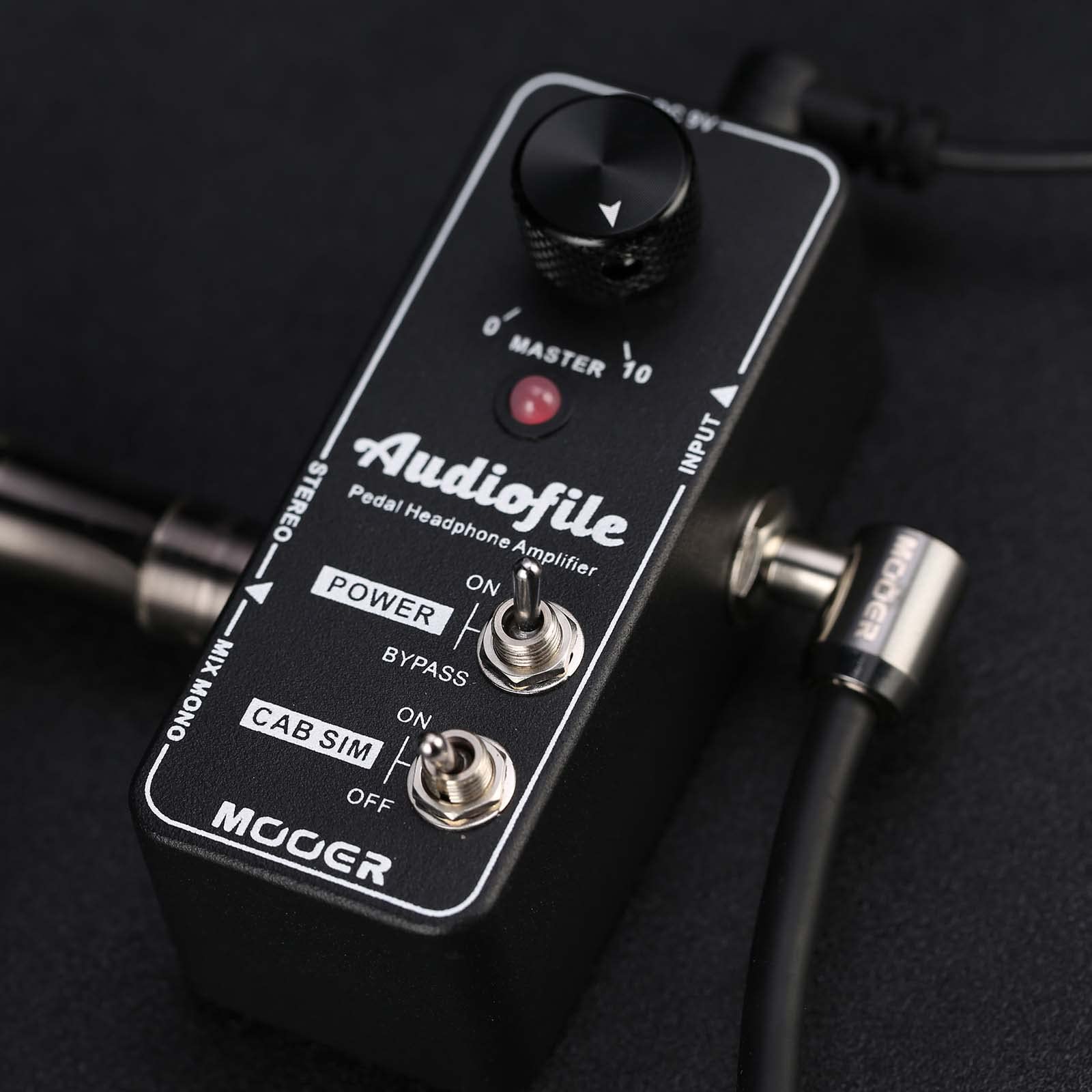 MOOER Audiofile Guitar Headphone Amp Analog, Access to Effects Circuits, Buffer/Clean Boost for Electric Guitar/Bass - Image 4
