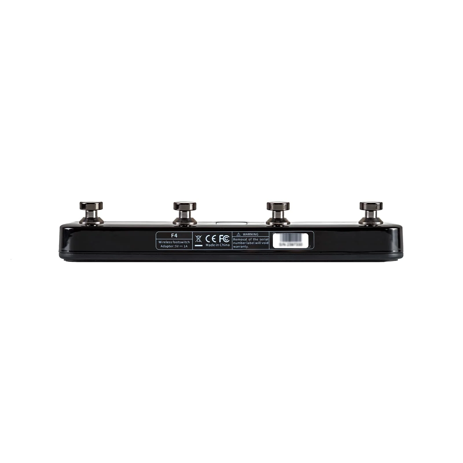 MOOER F4 Black Prime P1 Wireless Footswitch Controller for Preset Switching and Looper and Drum Machine Control - Image 2
