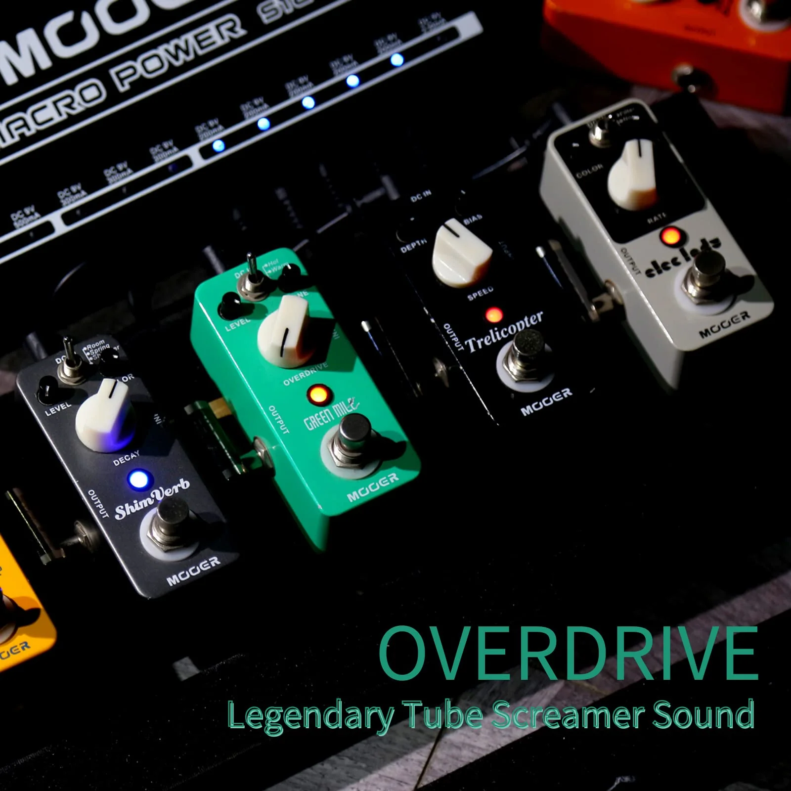 MOOER Green Mile Overdrive Pedal - Image 3