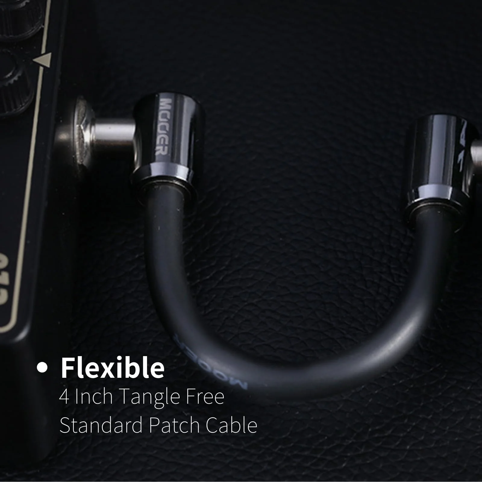MOOER Guitar Pedalboard 4 inch Patch Cable 3Pack - Image 3