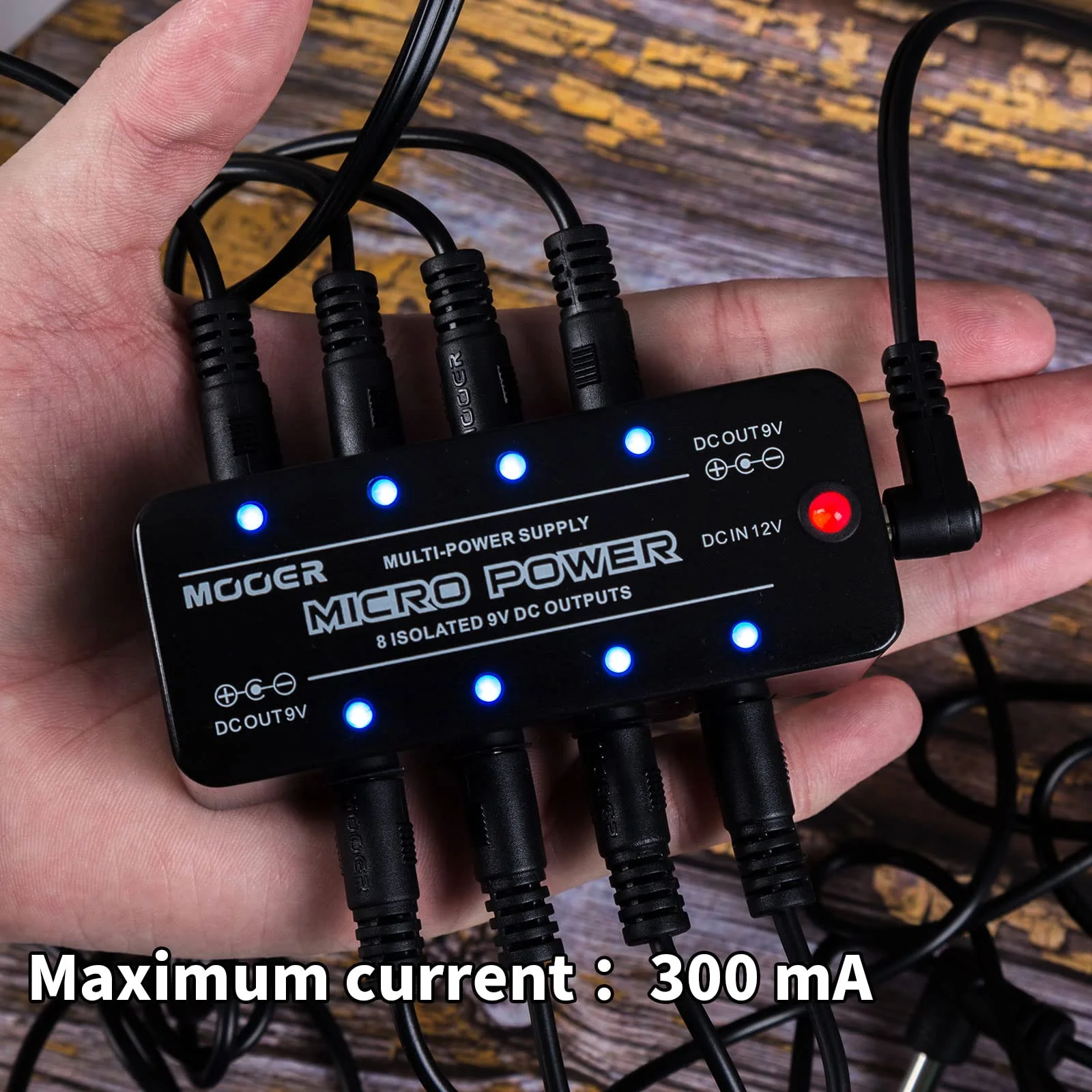 MOOER Micro Power Effects Power Supply for Mini Rigs - Image 2