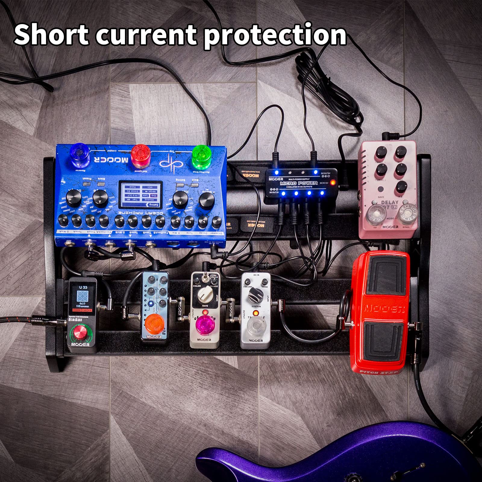MOOER Micro Power Effects Power Supply for Mini Rigs - Image 5