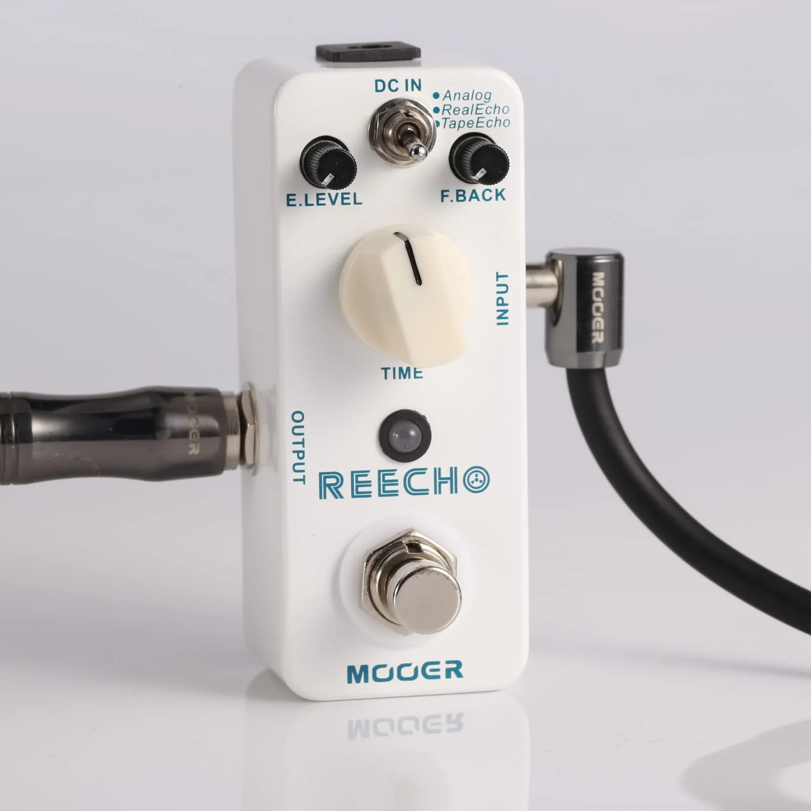 MOOER Reecho Delay Guitar Delay Effects Pedal with 3 Modes, Analog, Real Echo, Tape Echo, Vintage Tap Echo Machine - Image 4