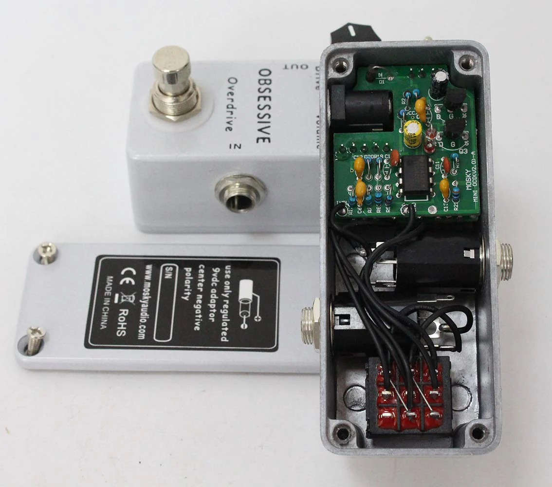 Moskyaudio Mini Obsessive Overdrive Effect Pedal with True Bypass Switch - Image 7