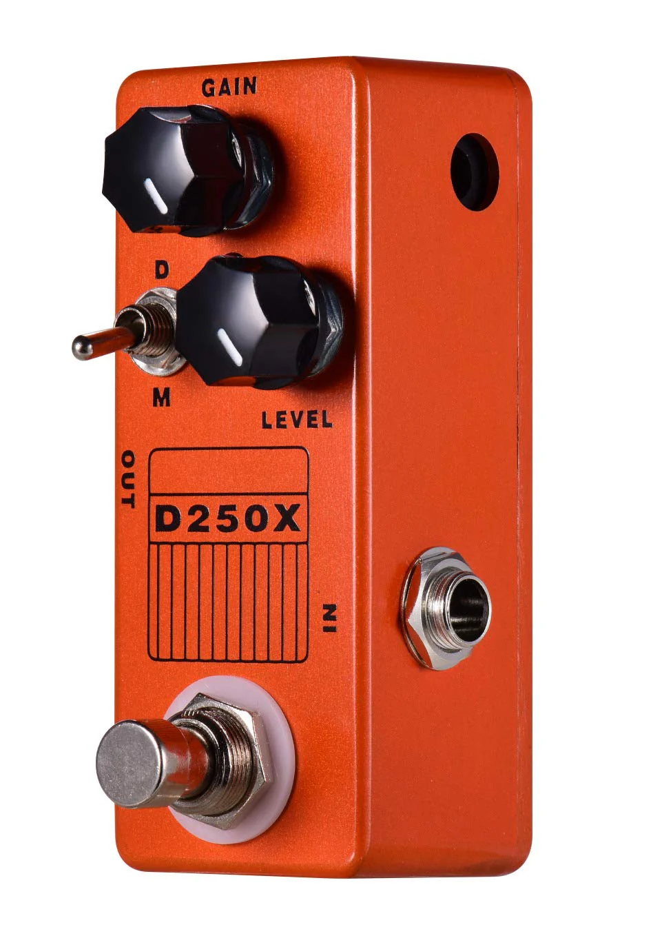 MOSKYAudio Mini Overdrive Preamp Pedal with True Bypass Switch (D250X)