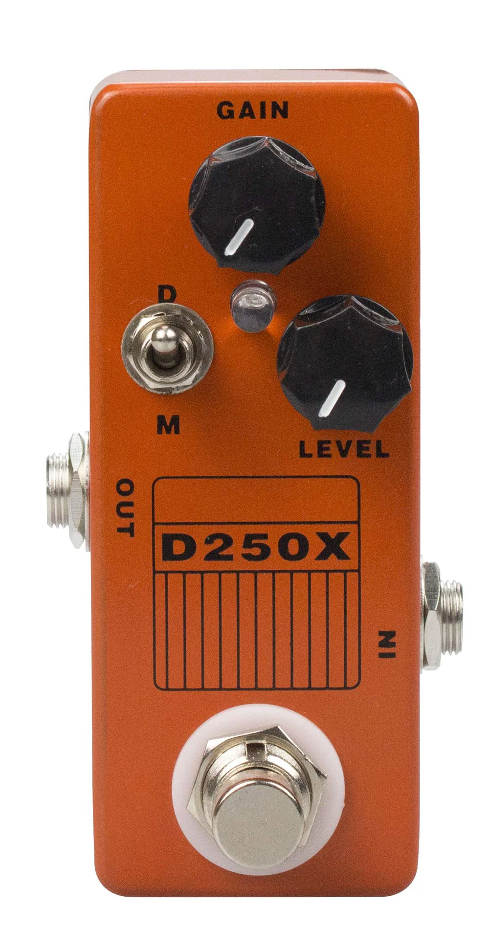 MOSKYAudio Mini Overdrive Preamp Pedal with True Bypass Switch (D250X) - Image 2