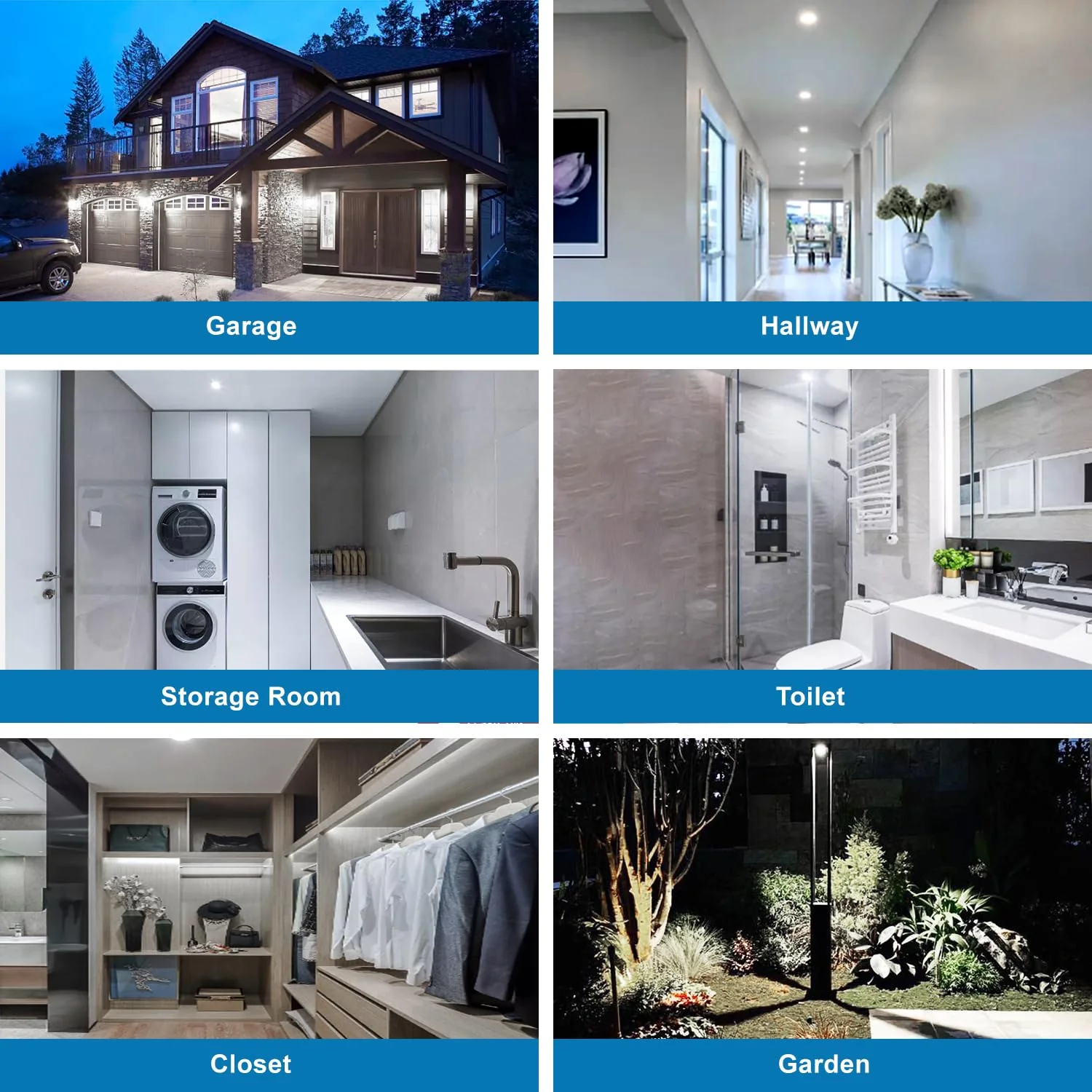 Motion Sensor Light Bulbs, Dusk to Dawn Motion Activated Security Lights, 12W BR30 Motion Detector Led Bulb, 100 Watt Equivalent, E26 6000K Daylight, Suitable for Indoor/Outdoor, (4 Pack) LY-BR30H001 - Image 8