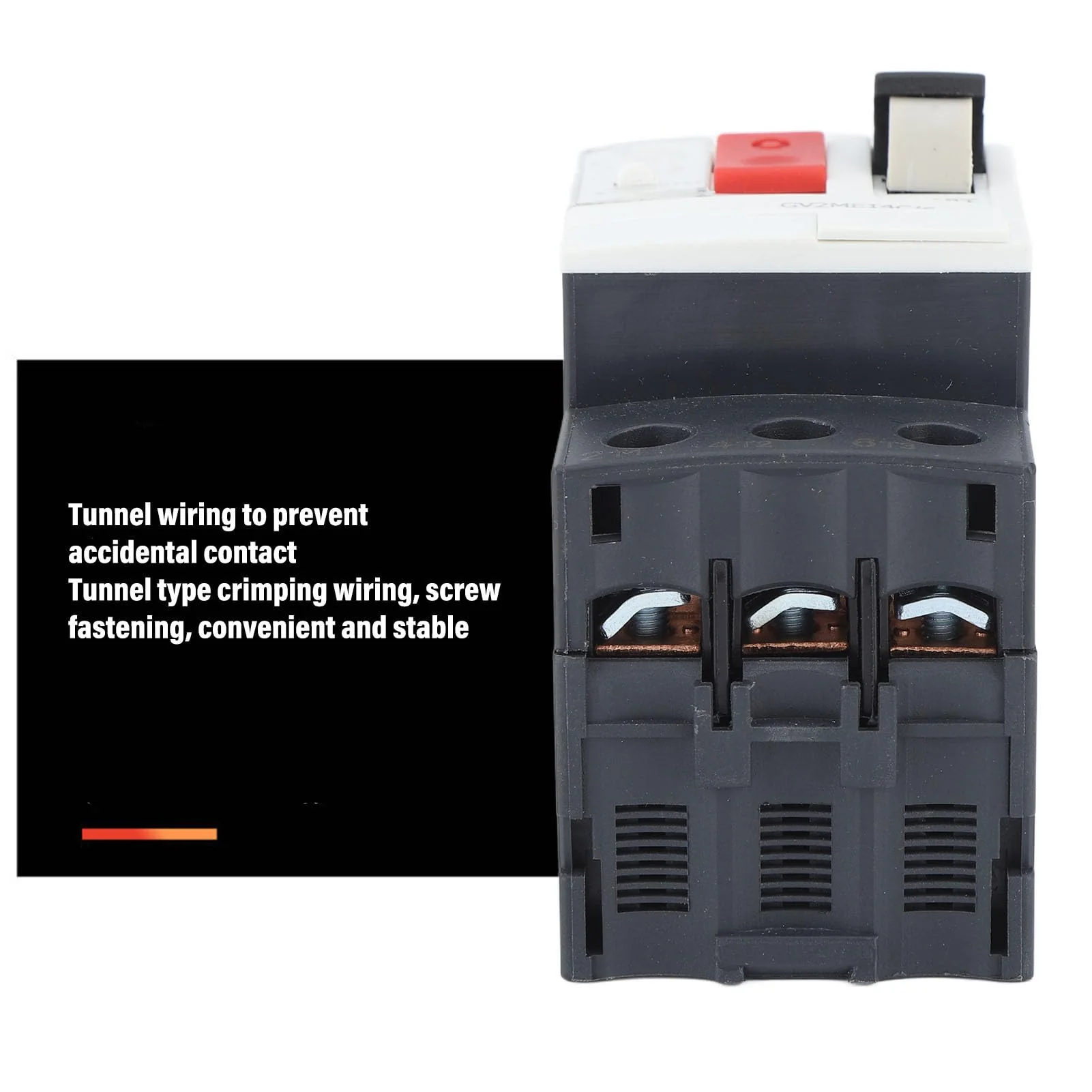 Motor Circuit Breaker AC690V Overload Short Circuit Protection Motor Circuit Breaker with 35 mm Guide Rail Mounting (GV2-ME14C 6-10A) GV2-ME14C 6-10A - Image 7
