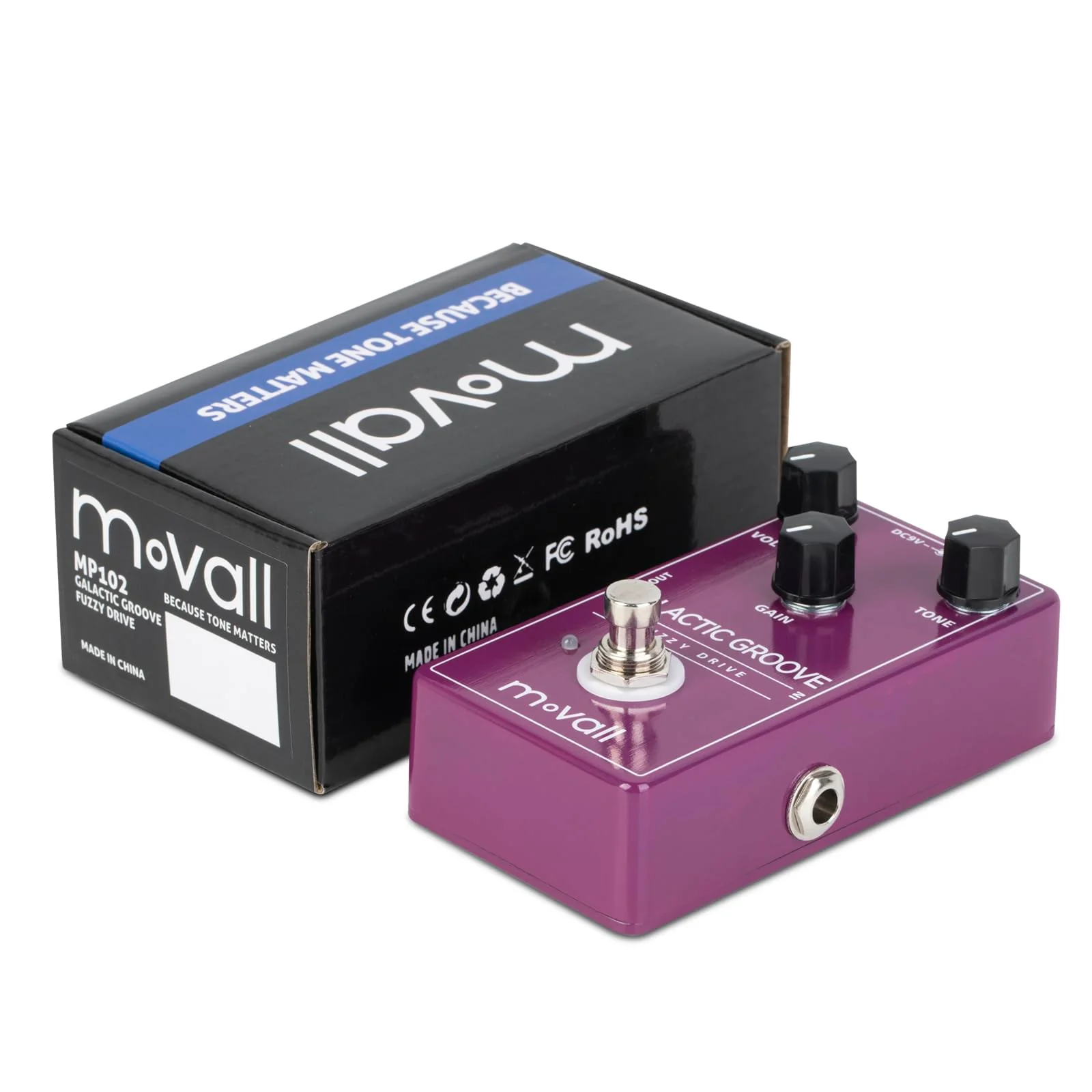 Movall MP102 Galactic Groove Fuzzy Drive - Fuzz Guitar Effect Pedal - Image 7