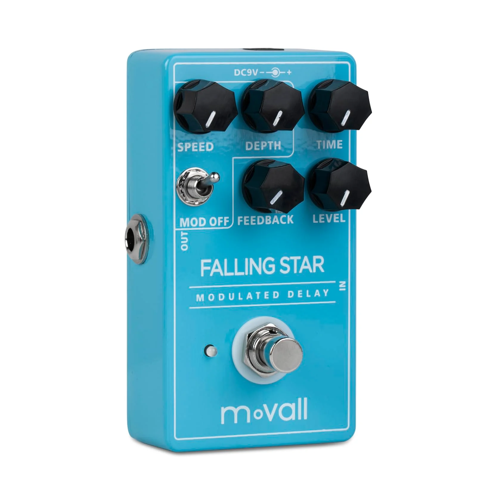 MOVALL MP104 Falling Star Modulated Delay Guitar Effect Pedal - Image 3