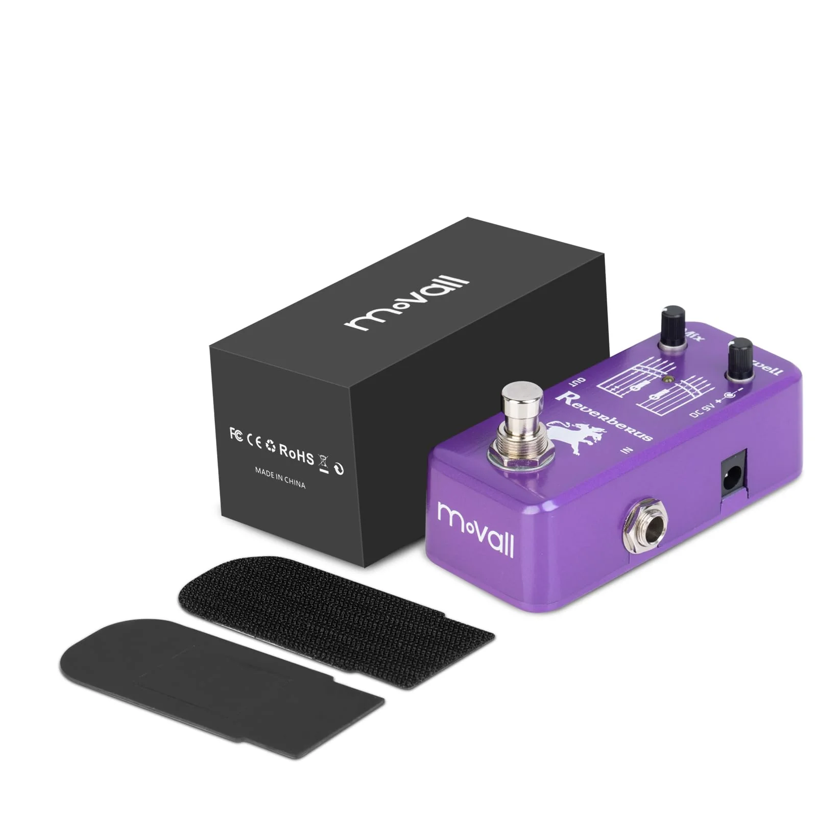 MP-311 Reverberus Guitar Effect Pedal - Spring Reverb Effect Pedal with True Bypass - Image 7