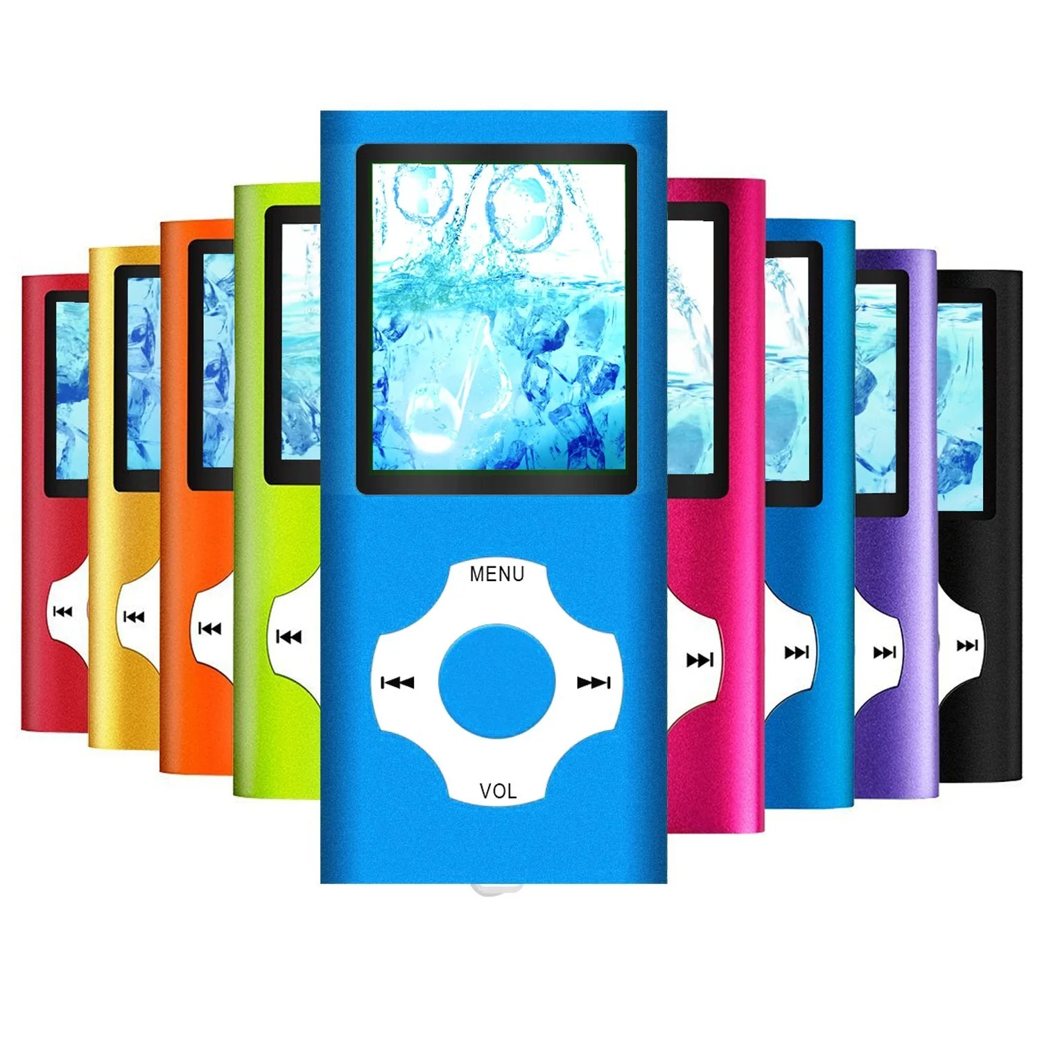 MP3 Player, Hotechs MP3 Music Player with 32GB Memory SD Card Slim Classic Digital LCD 1.82'' Screen MINI USB Port with FM Radio, Voice Record - Image 4