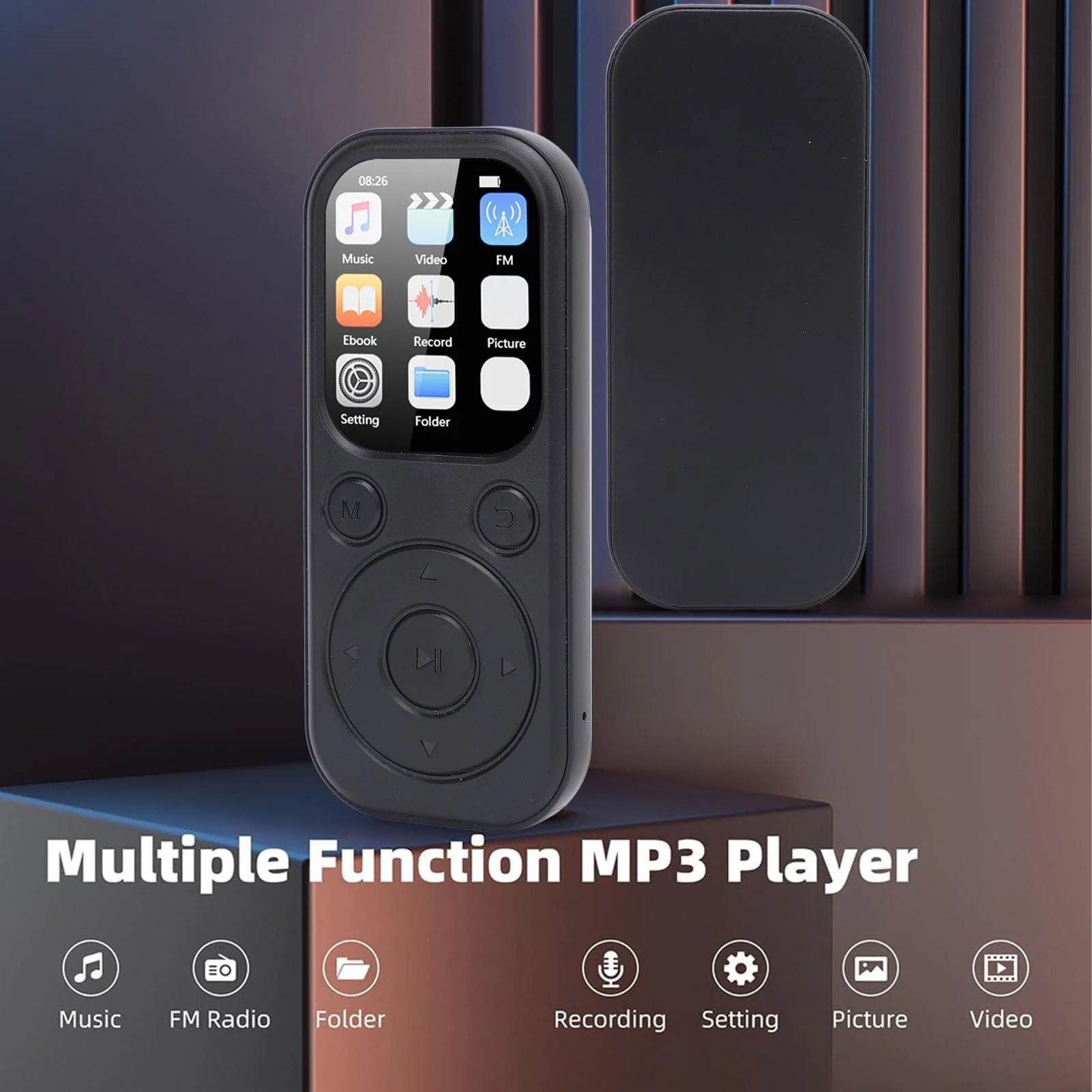 MP3 Player with Bluetooth 5.4, HiFi Sound Quality Portable Music Player with 2.01 Inch Screen, Rechargeable Digital Music Battery Powered, Support up to 128GB (Without Small Without Small Memory Card - Image 6