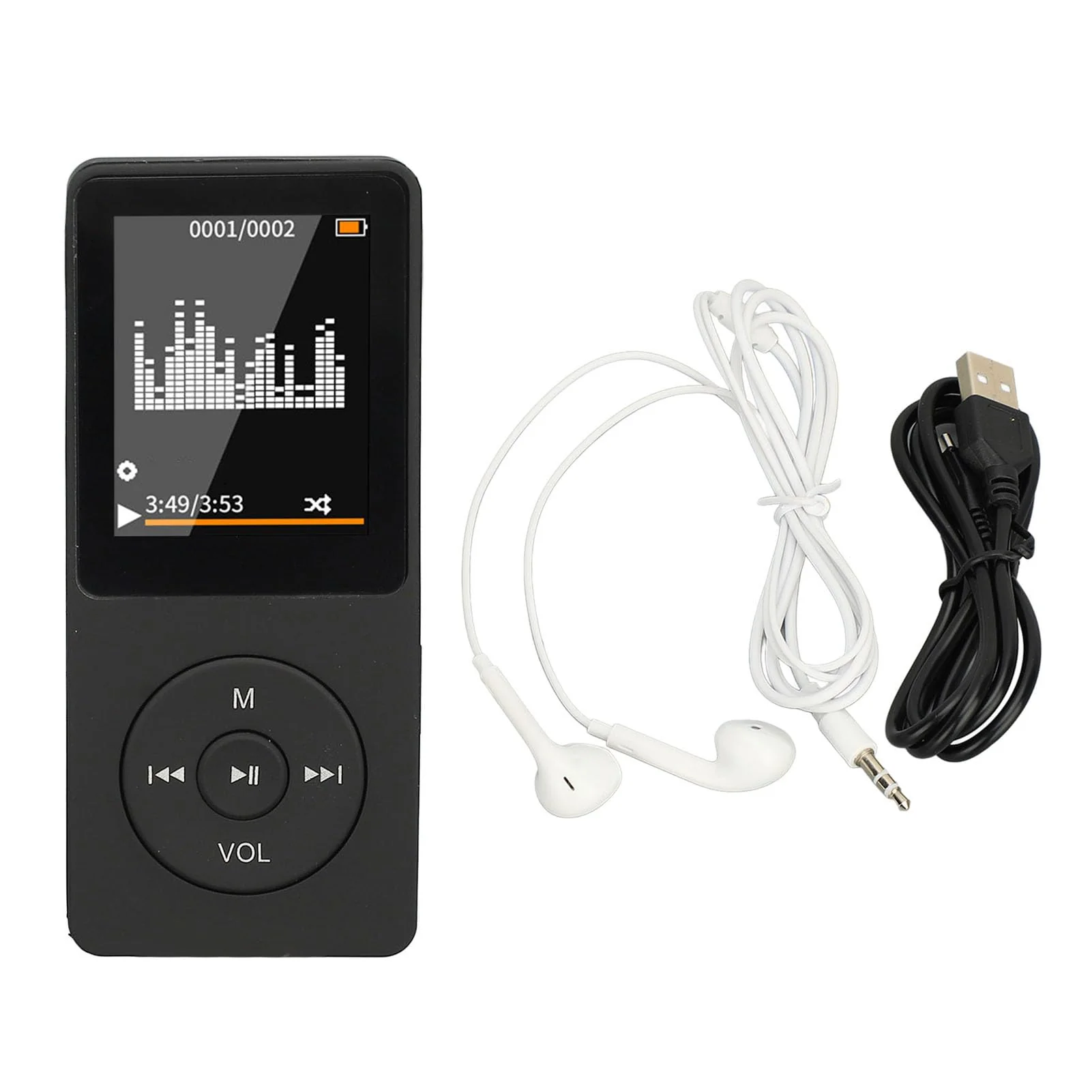 MP3 Player with Bluetooth, HiFi Sound Portable Music Player with Earphones, Music Device Mp4 MP3 Player for Kids - Image 7