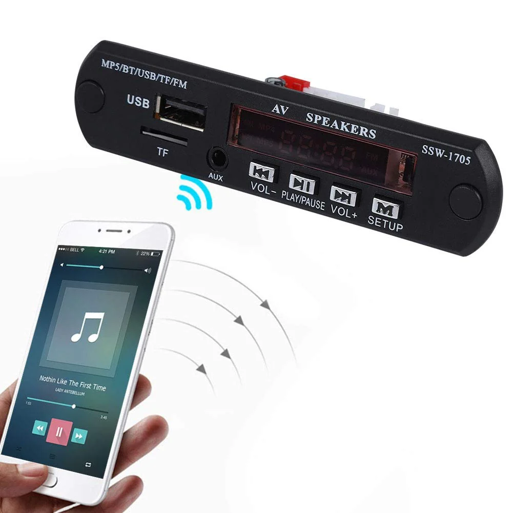 MP5 Player 1280 * 720 HD MP5 Player Stereo Bluetooth Audio Player with Remote Control Support FM AUX Input - Image 8