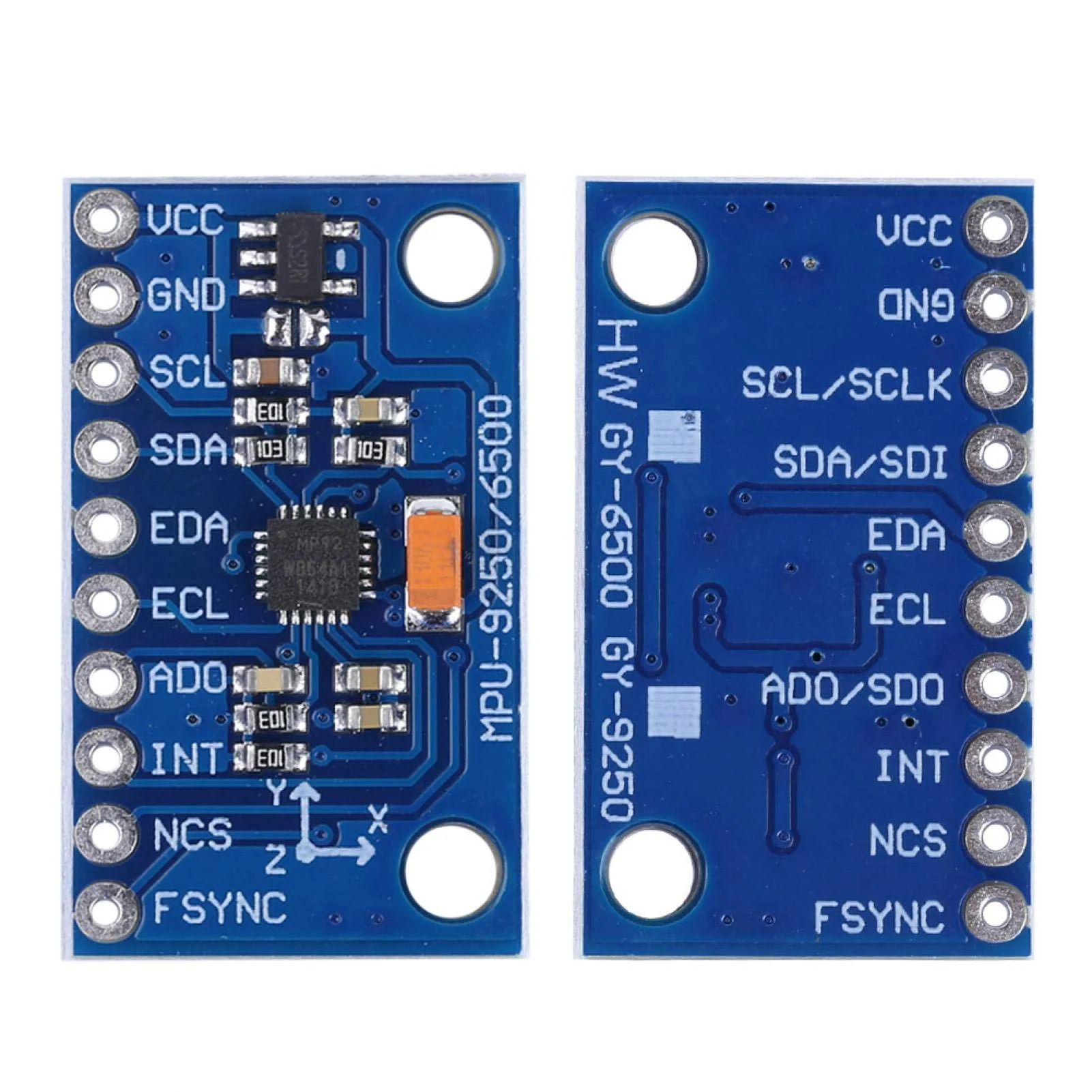 MPU-9250 MPU9250 Nine-Axis / 9-Axis Posture 3-Axis Acceleration Gyroscope Compass Magnetic Field Sensor 3~5V for Accurate Measurements - Image 2