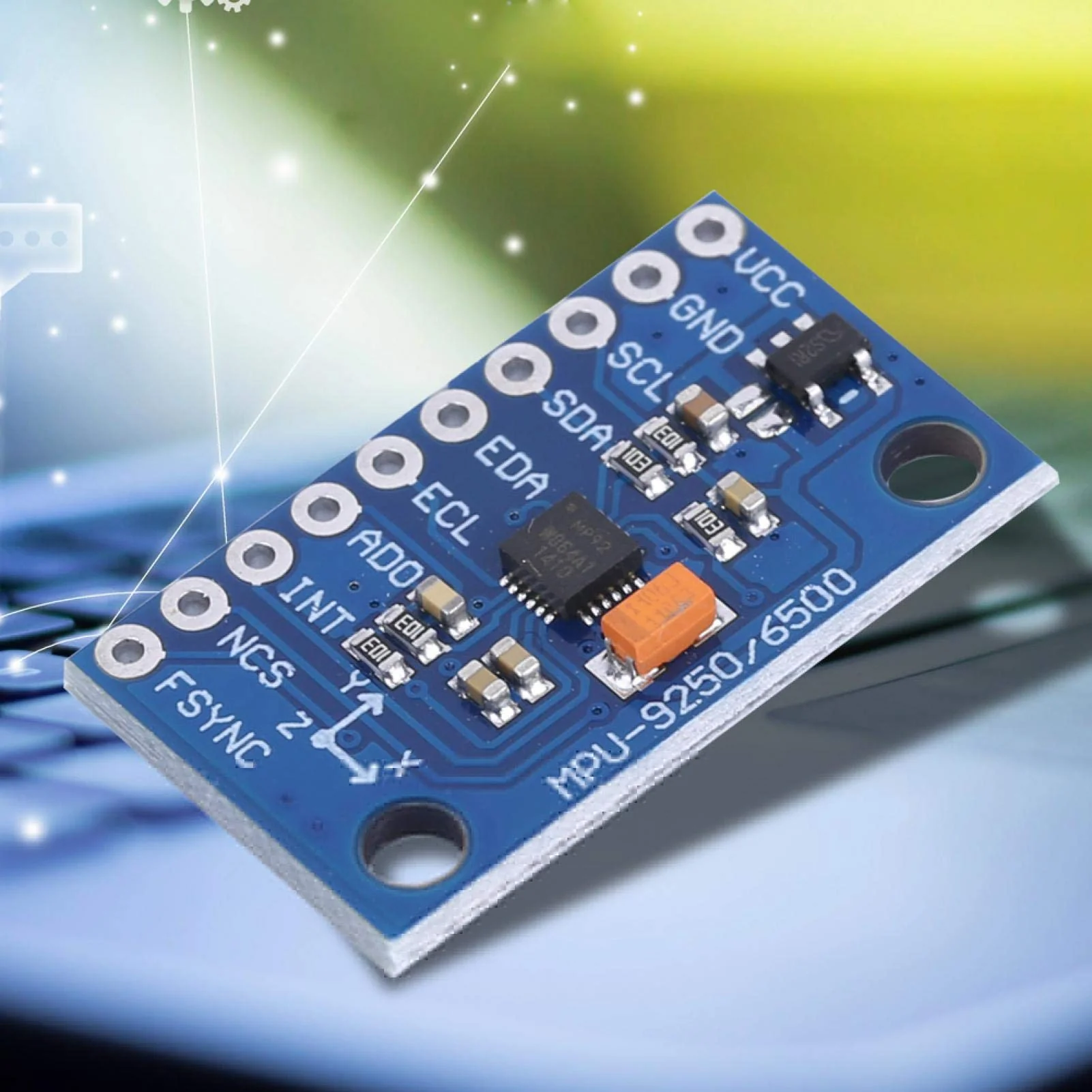 MPU-9250 MPU9250 Nine-Axis / 9-Axis Posture 3-Axis Acceleration Gyroscope Compass Magnetic Field Sensor 3~5V for Accurate Measurements - Image 3