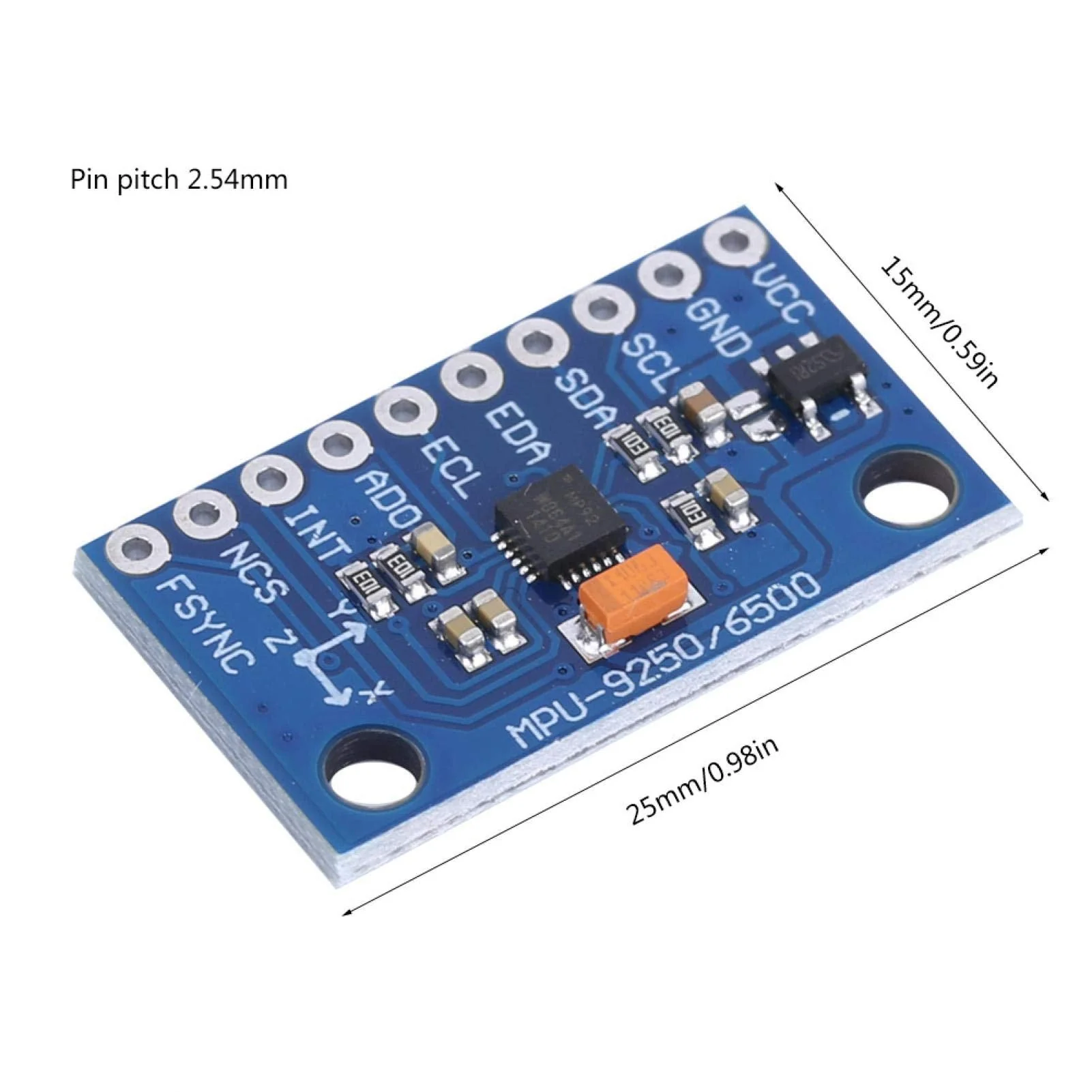 MPU-9250 MPU9250 Nine-Axis / 9-Axis Posture 3-Axis Acceleration Gyroscope Compass Magnetic Field Sensor 3~5V for Accurate Measurements - Image 8