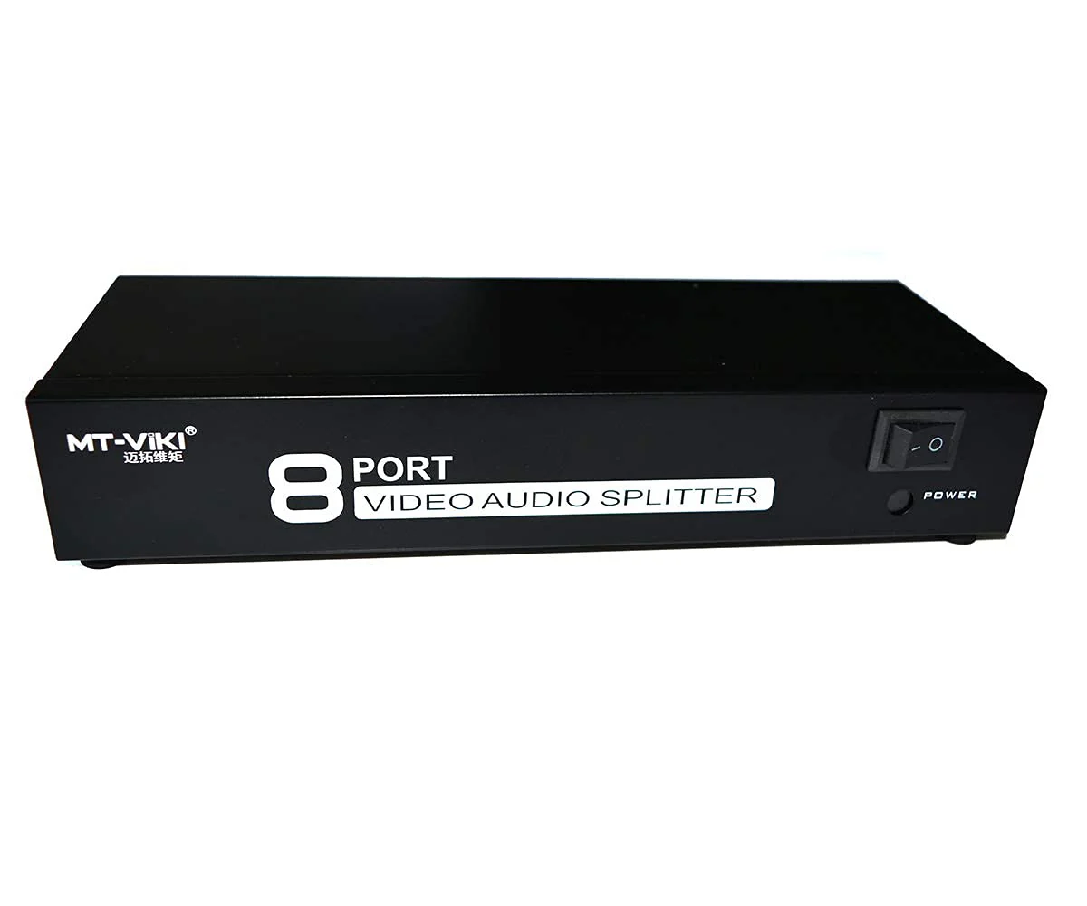 MT-VIKI 8 Way 3 RCA Splitter Composite Video Audio Distribution (1 in 8 Out) 1 in 8 out - Image 7