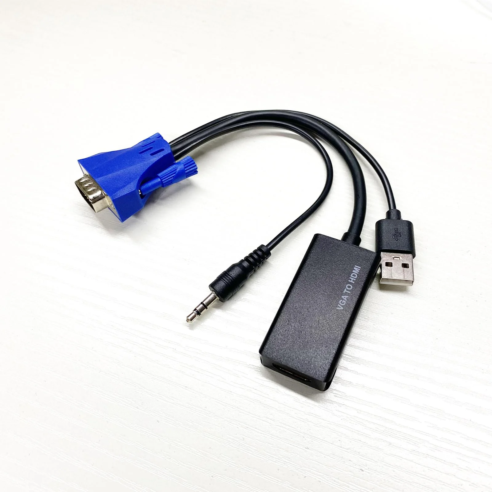 MT-VIKI VGA to HDMI Adapter, 1080P Converter with Audio+USB Power from VGA Computer/Laptop to HDMI TV/Monitor, Male to Female (1 Pack) 1 pack - Image 6