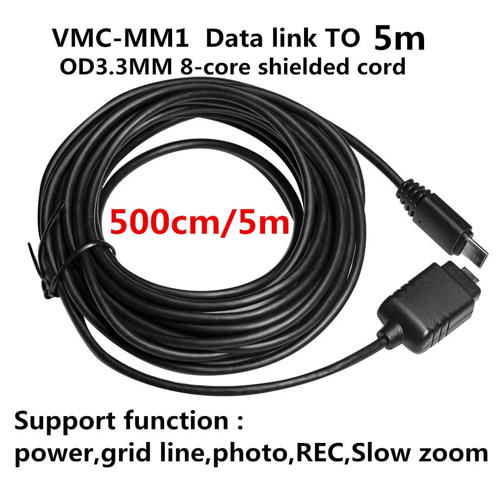Multi Terminal Connection Cable Replaces VMC-MM1 Cable Lengthening line 5m/16.4ft for Sony Camera with Multi-Terminal Connect Sony RM-VPR1 Remote/VCT-VPR1 VCT-VPR10 (VMC-MM1-5M) VMC-MM1-5m/16.4ft - Image 4
